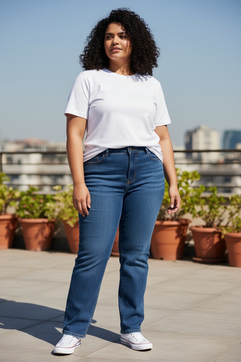 Classic Blue Denim Jeans