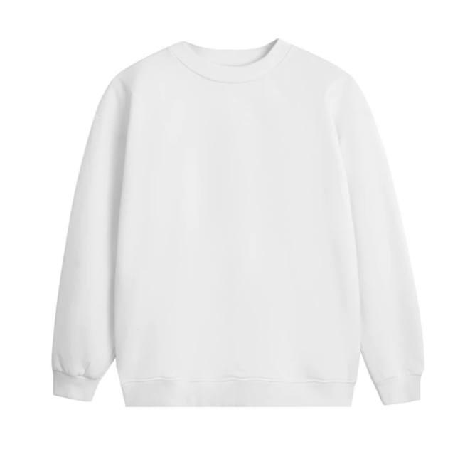 Classic White Sweatshirt