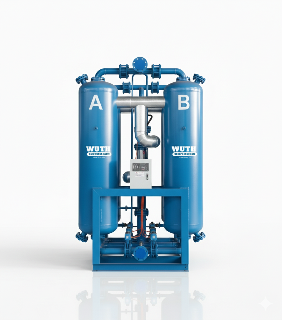 Secador de Adsorción DA 25 | Microcalefacción, Alta eficiencia y bajo punto de rocío
