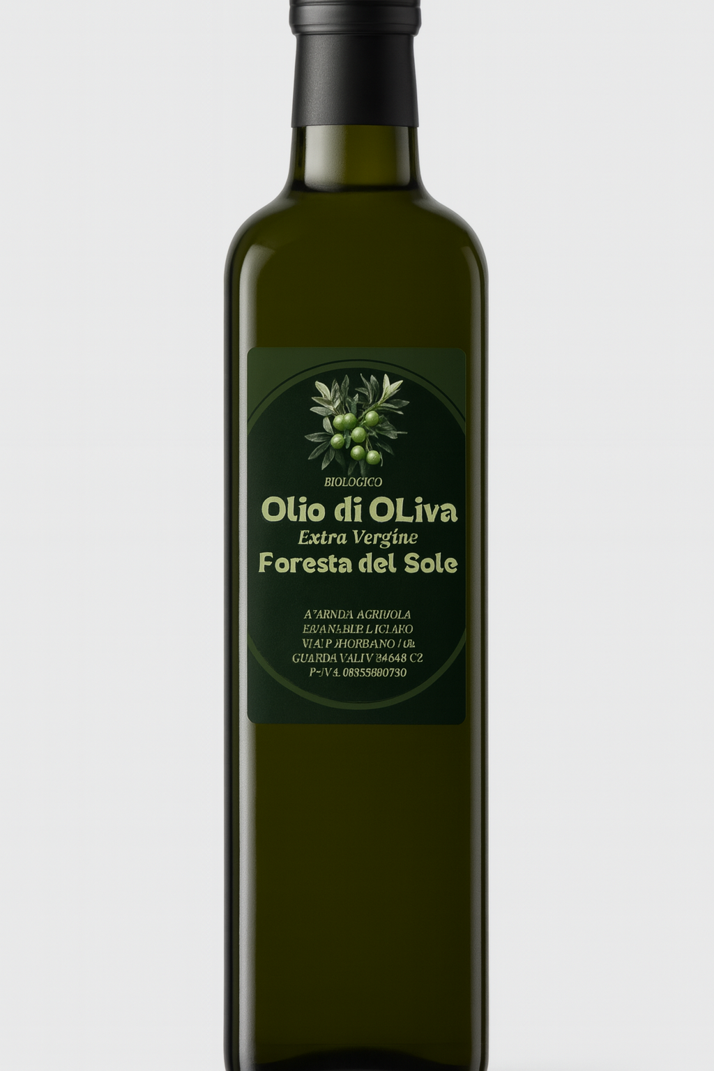 Olio Extra Vergine di Oliva Biologico – Foresta del Sole (0,75 L)