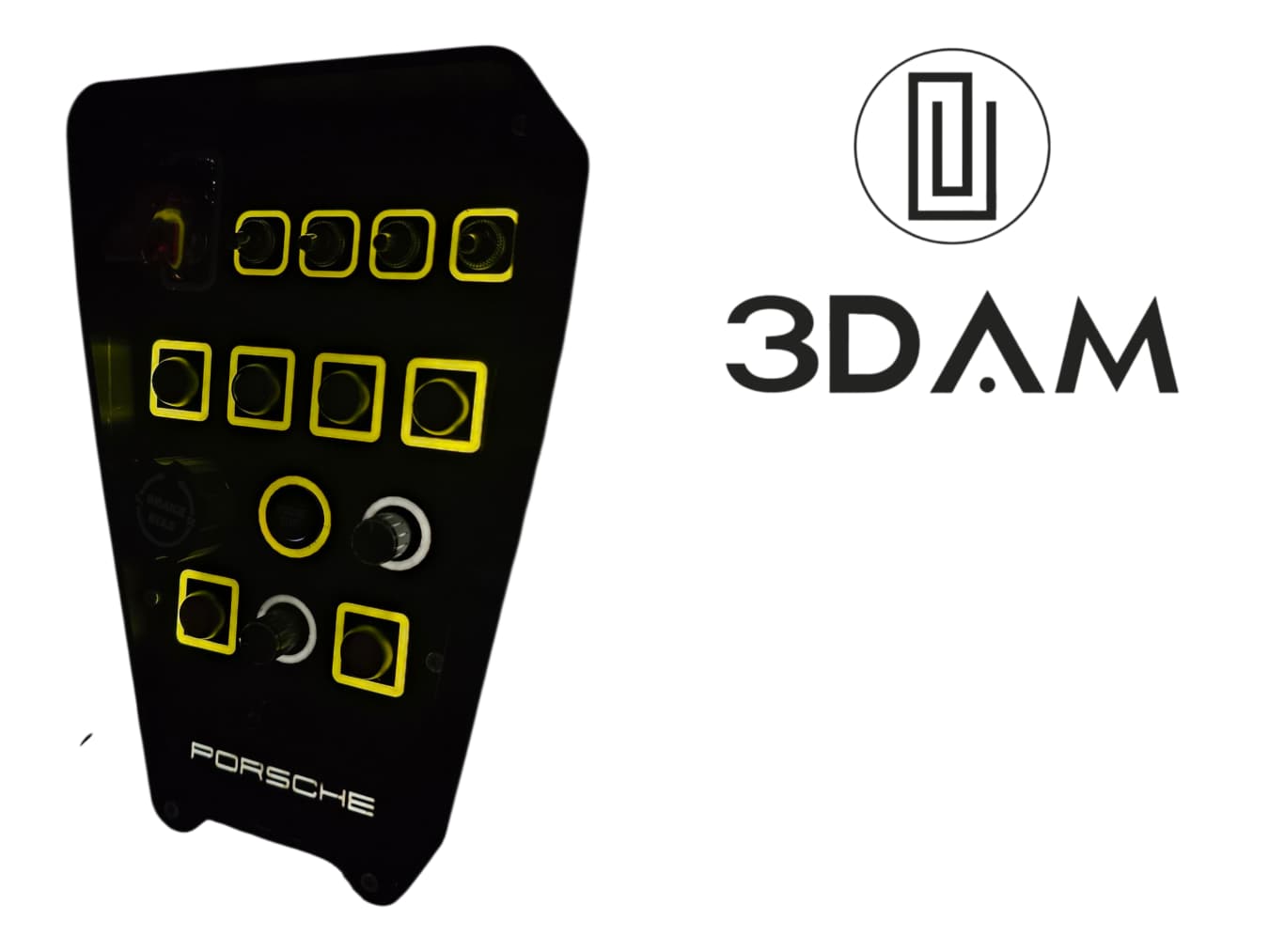 Porsche Racing Button Box Retroilluminata USB PC