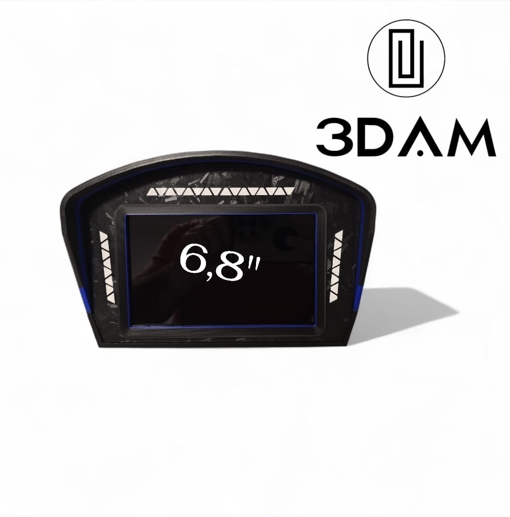 3DAM Dashboard schermo touch da 6,8" Sim Racing