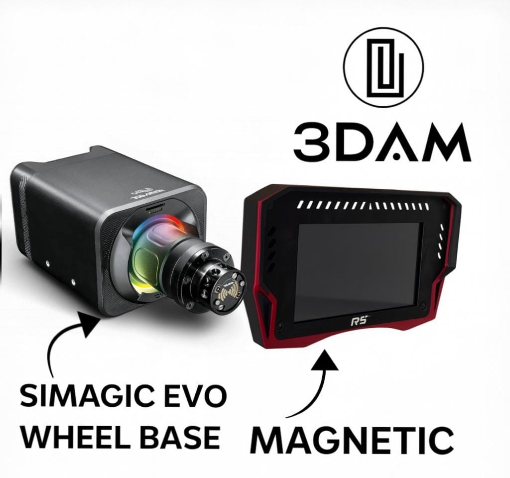 🧲 Dashboard 5" RaceSense Magnetica per Simagic EVO