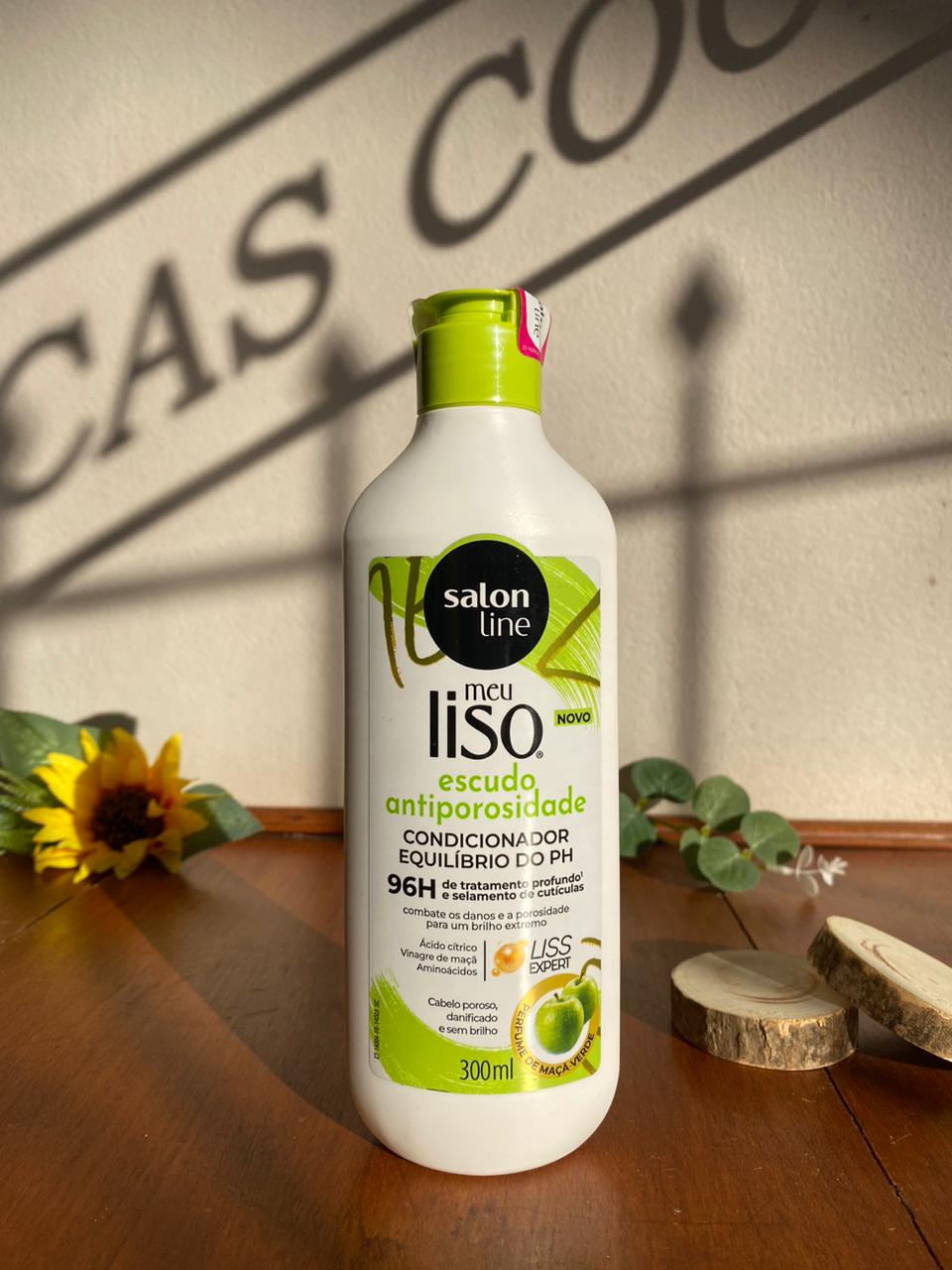 Acondicionador Vegano Salon Line Meu Liso Escudo Antiporosidad