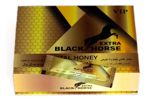 Black Honey VIP EXTRA – Miel Sexuel Ultra Puissant pour Érection, Endurance & Libido (48 Pièces)