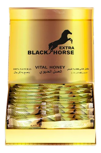 Black Honey VIP EXTRA – Miel Sexuel Ultra Puissant pour Érection, Endurance & Libido (48 Pièces)