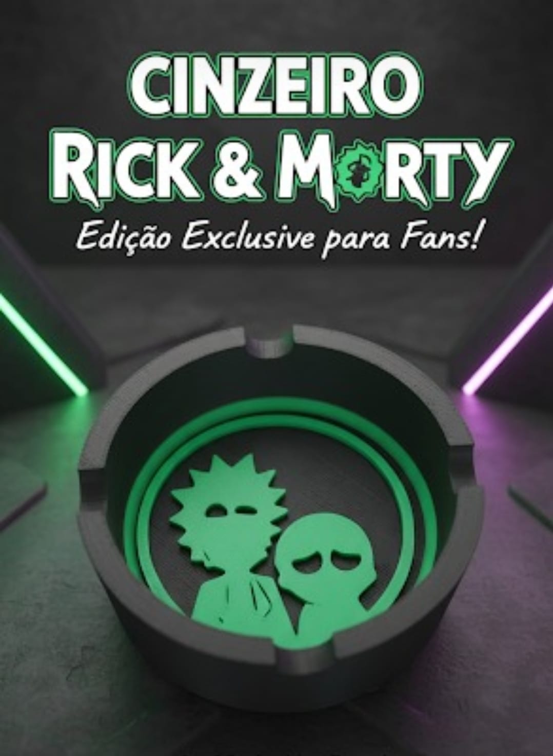 Cinzeiro Rick & Morty - 10un