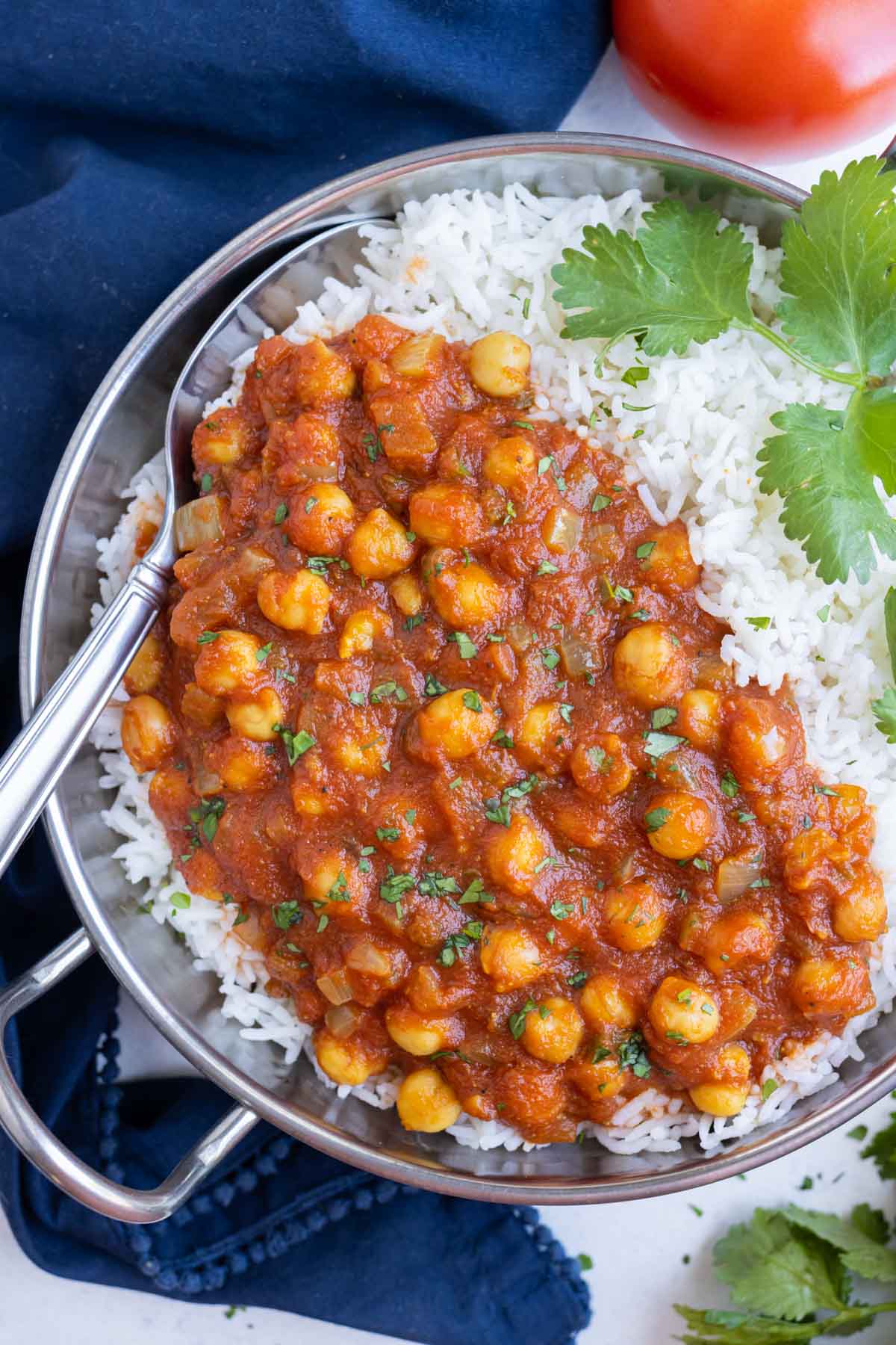 Chickpea Curry Bowl