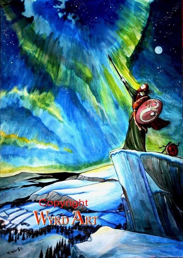 Heathen Troth .Ancestral oath. Art Print