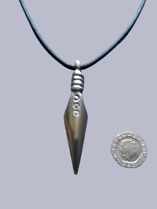 Gilton, Kent Spear of Woden Pewter Pendant 