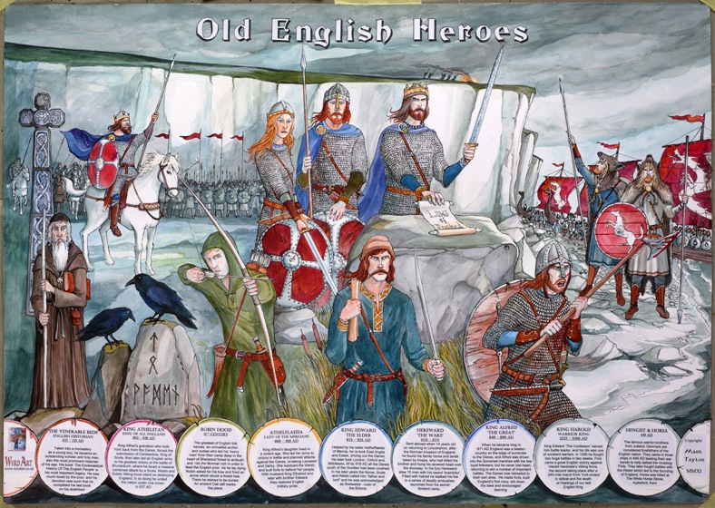 Old English Heroes Poster
