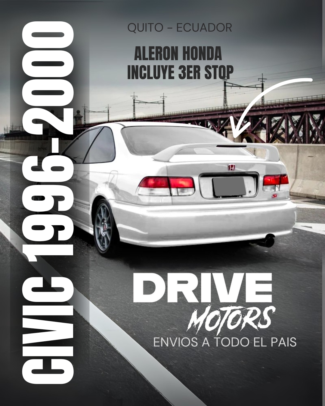 Aleron Honda Civic 1996-2000