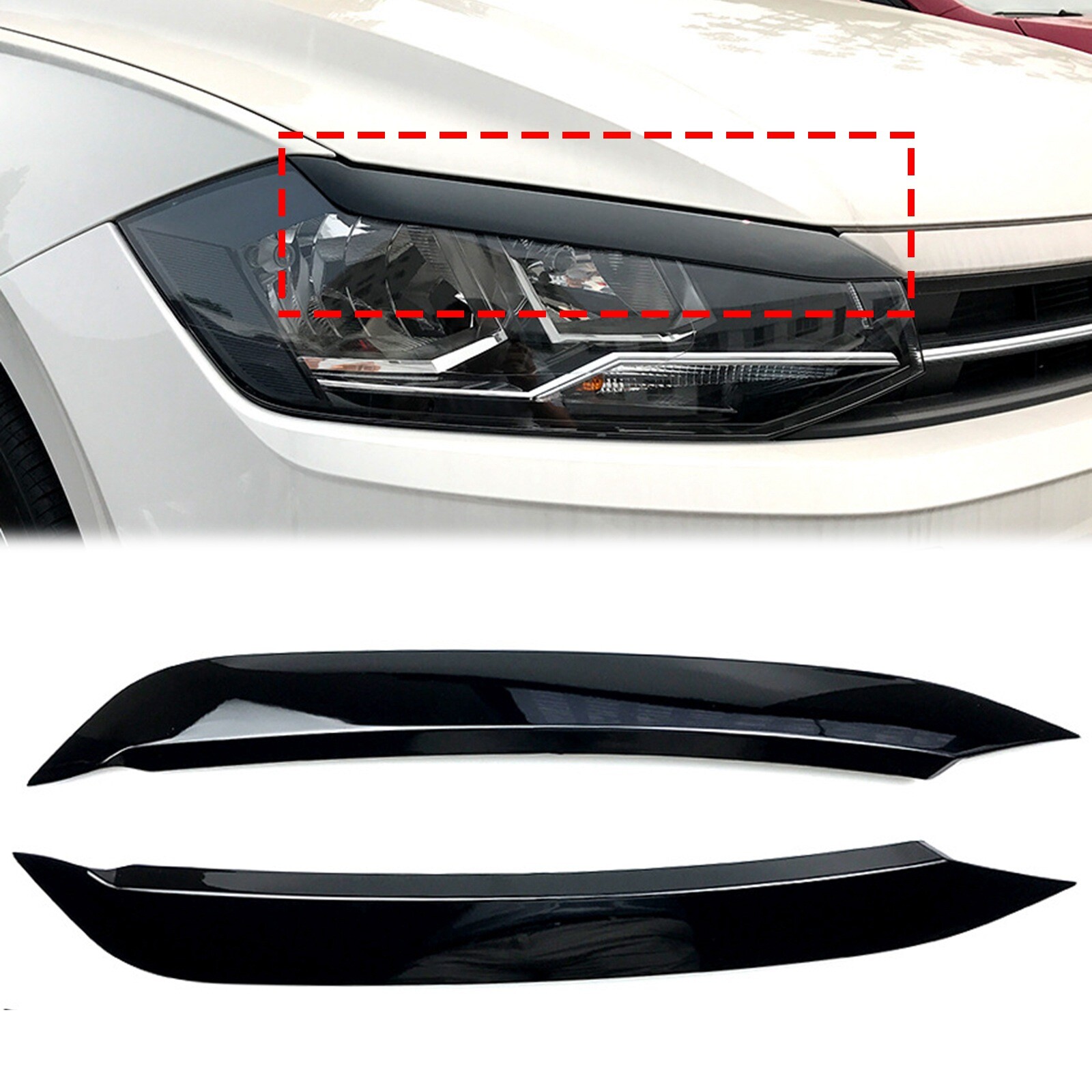 Ceja Faro VW Polo 2019 - 2024