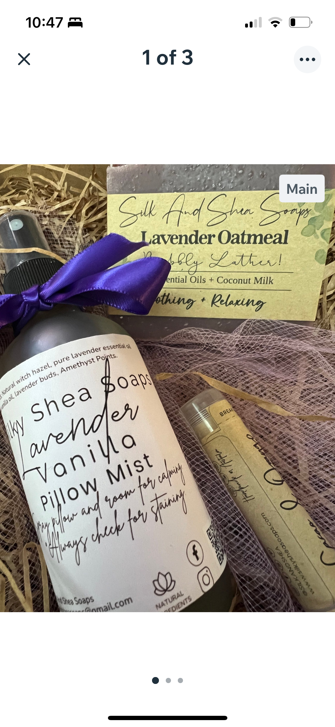 Lavender Vanilla Pillow Mist Set