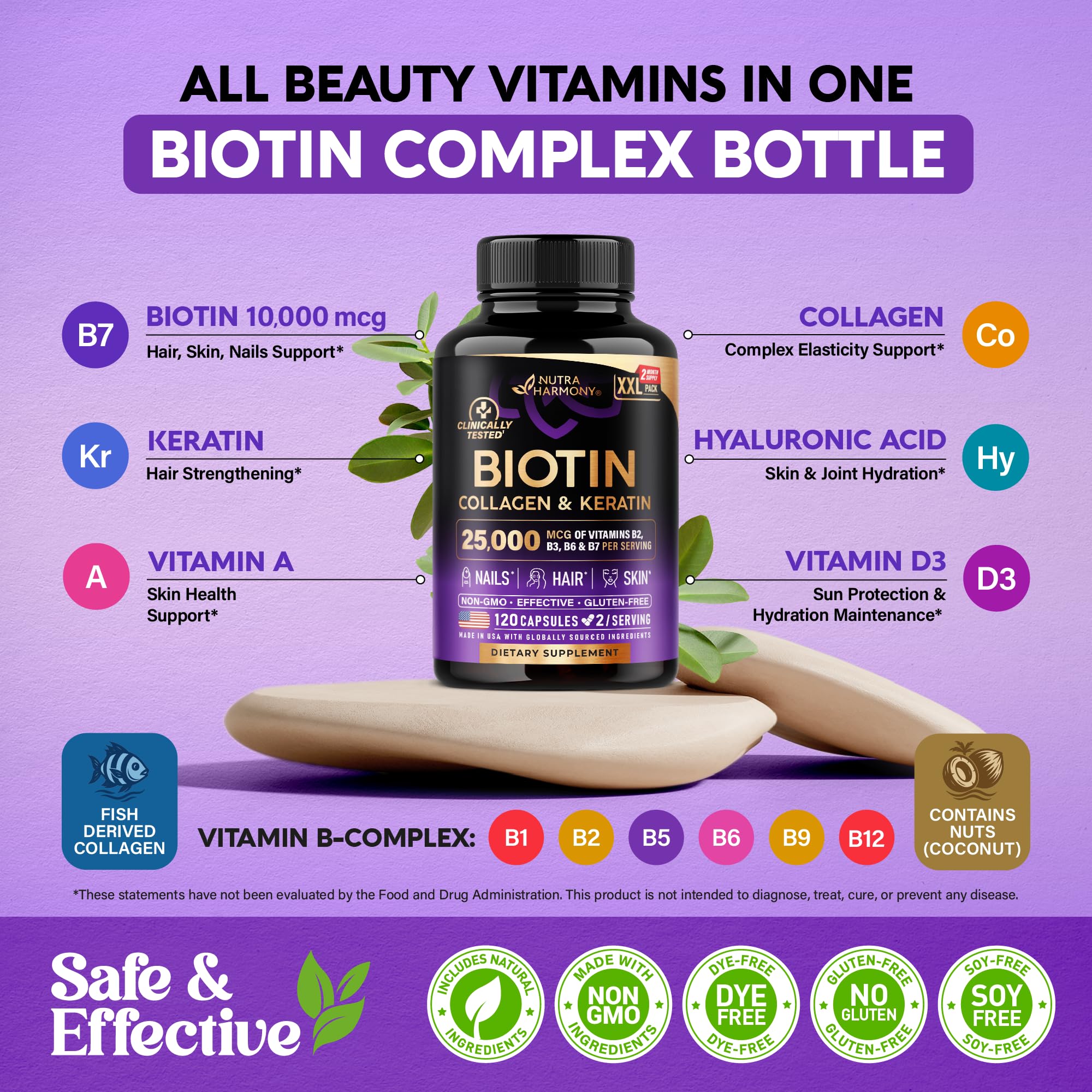 Biotin Collagen & Keratin Supplement