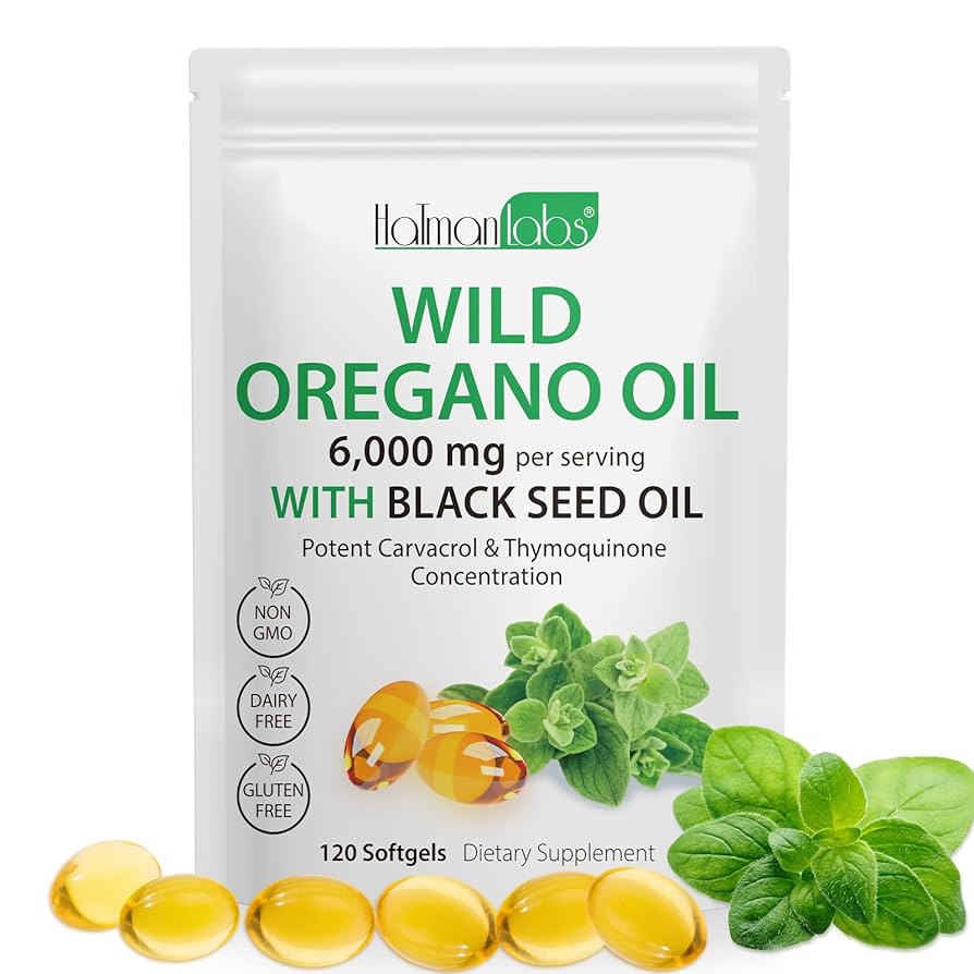 Oil of Oregano with Black Seed Oil Capsules