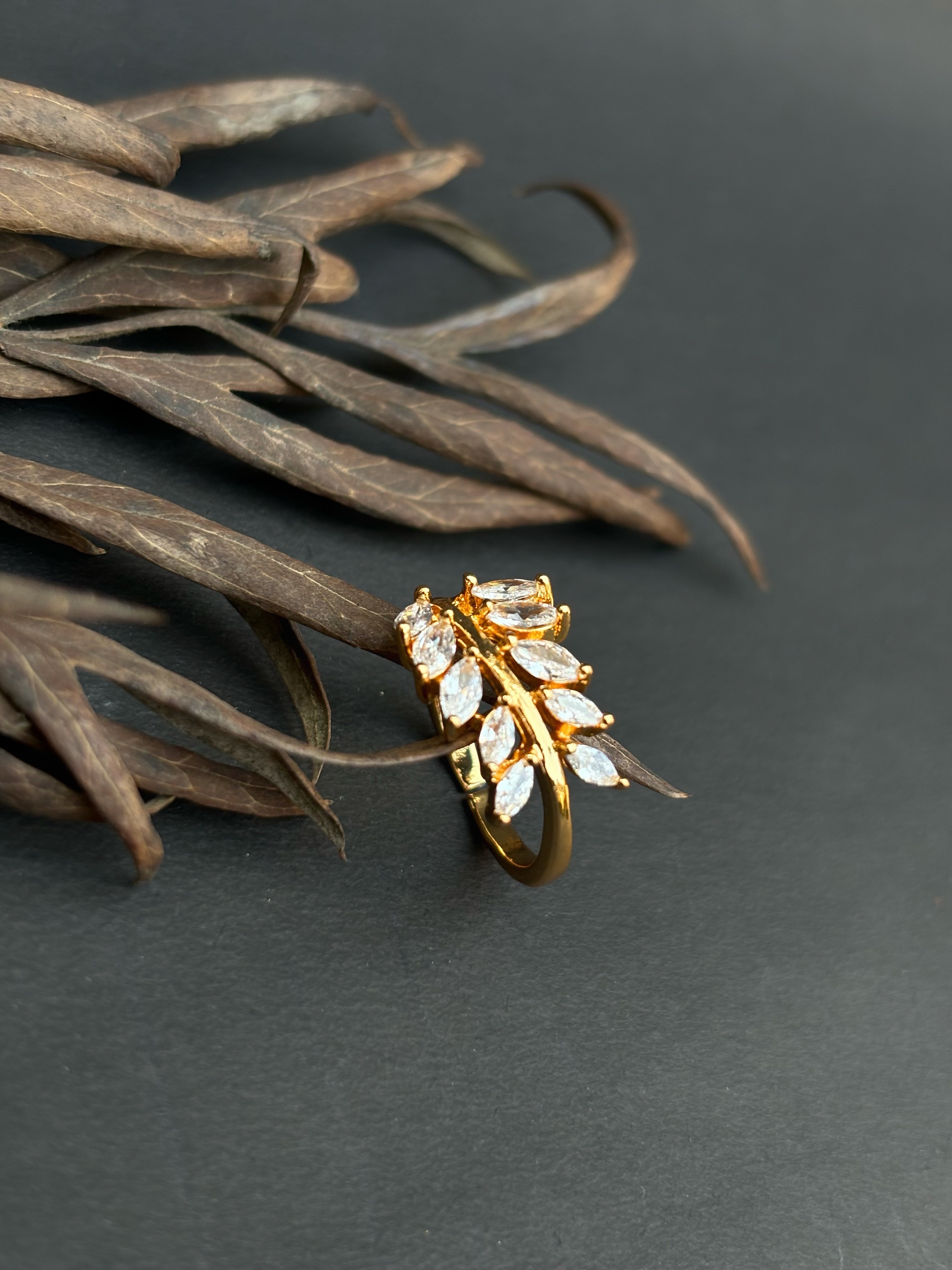 Gold Leaf Ring