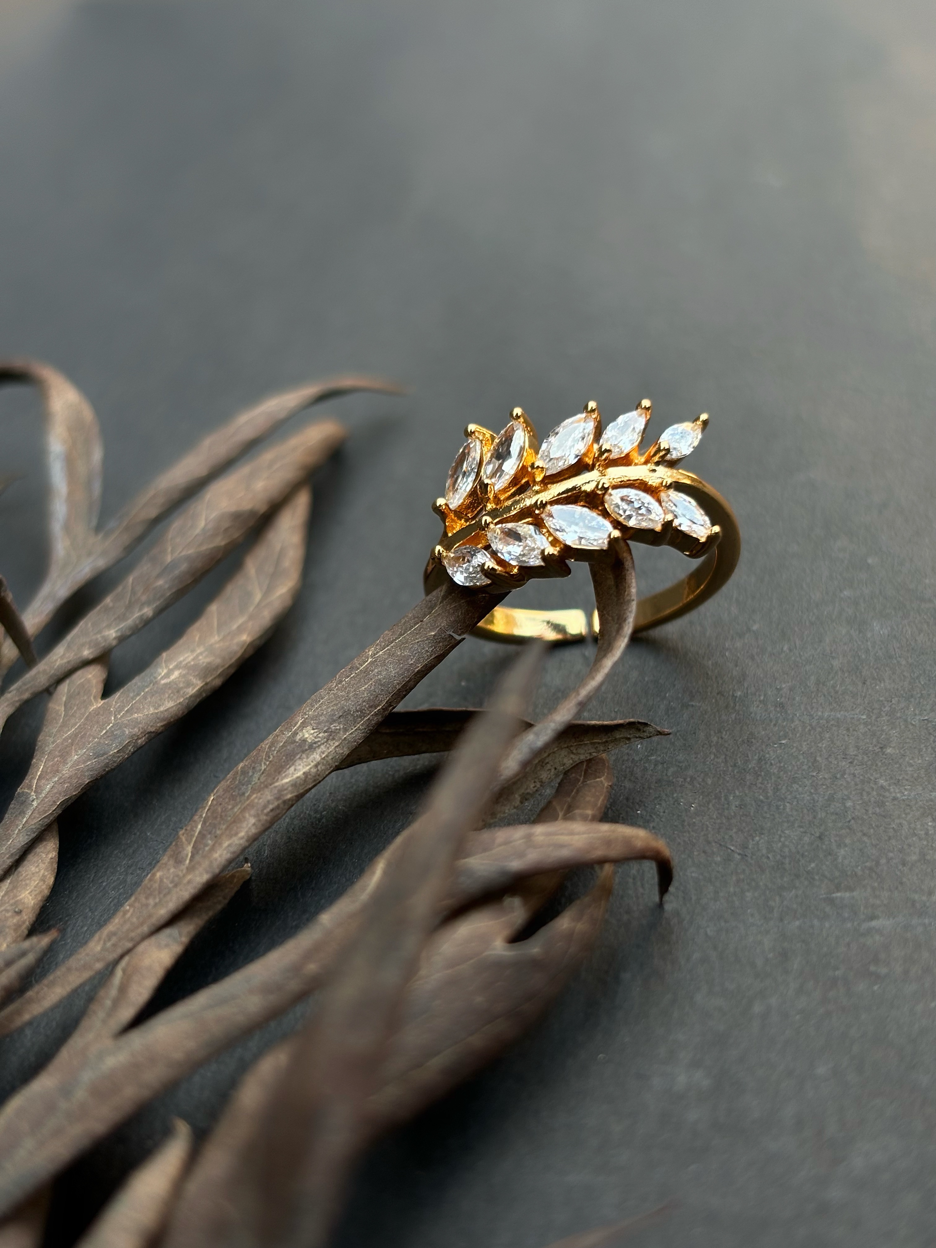 Gold Leaf Ring