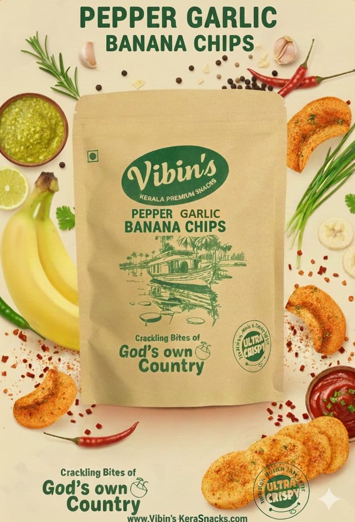 PEPPER GARLIC BANANA CHIPS