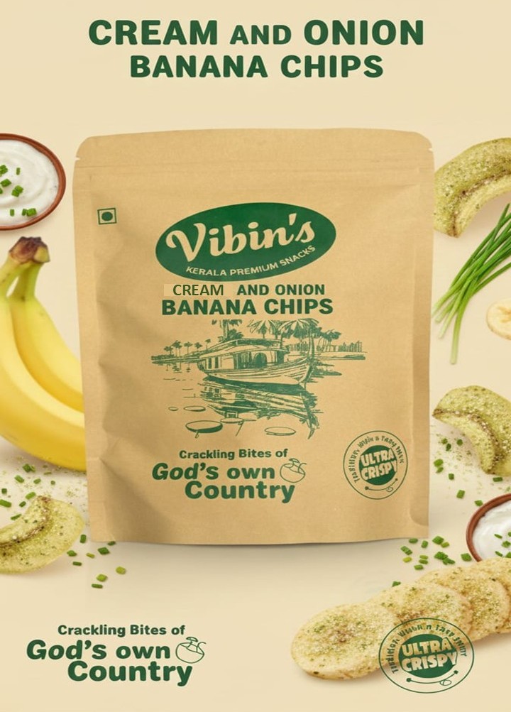 CREAM & ONION BANANA CHIPS