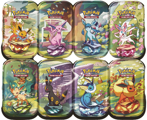 Prismatic Evolutions Mini Tins
