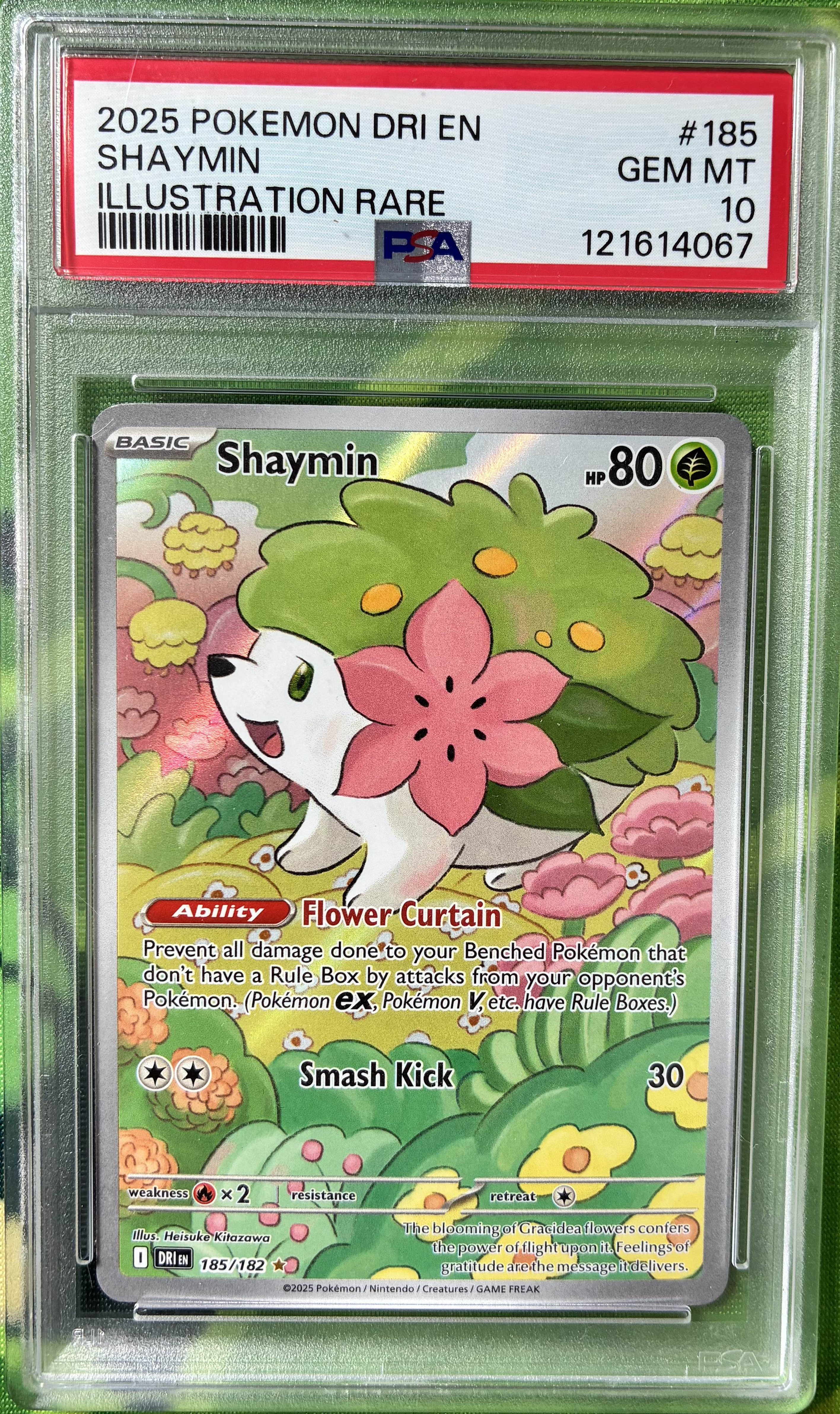 Shaymin Illustration Rare PSA 10