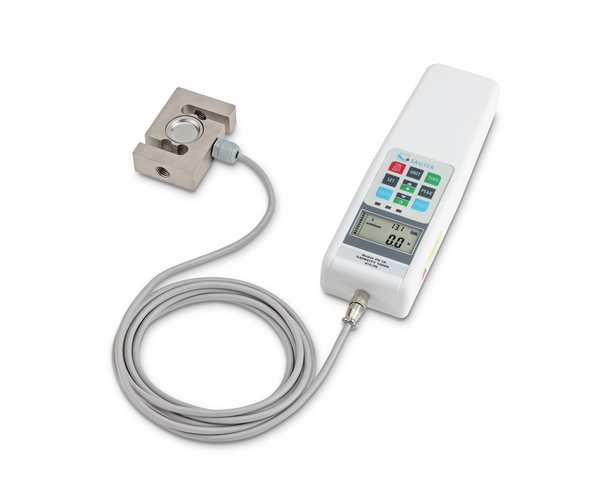 <Medidor de fuerza digital (célula de medición externa) FH 5K Familia de productos: FH-M  Medidor digital universal de fuerza para mediciones de fuerza de tracción y compresión con célula de carga externa