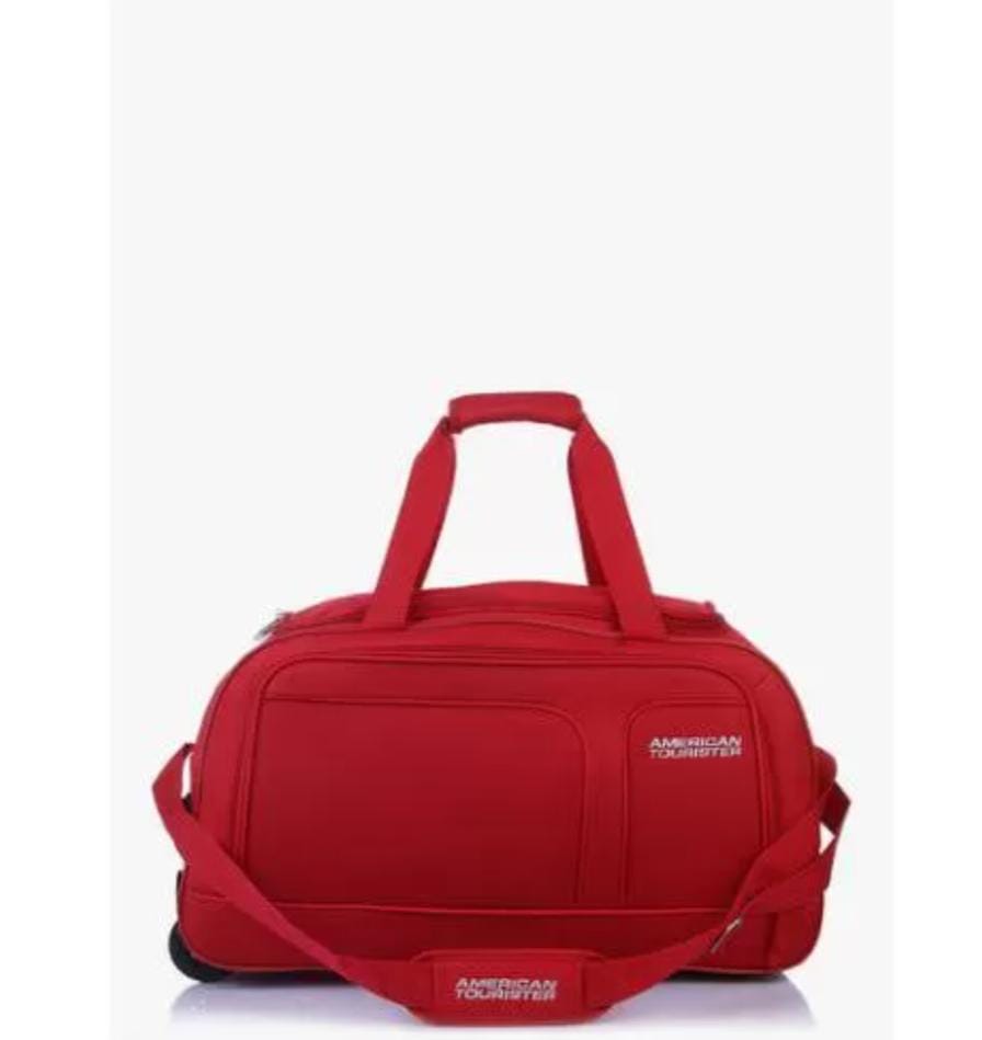 American Tourister Red Travel Duffel Bag