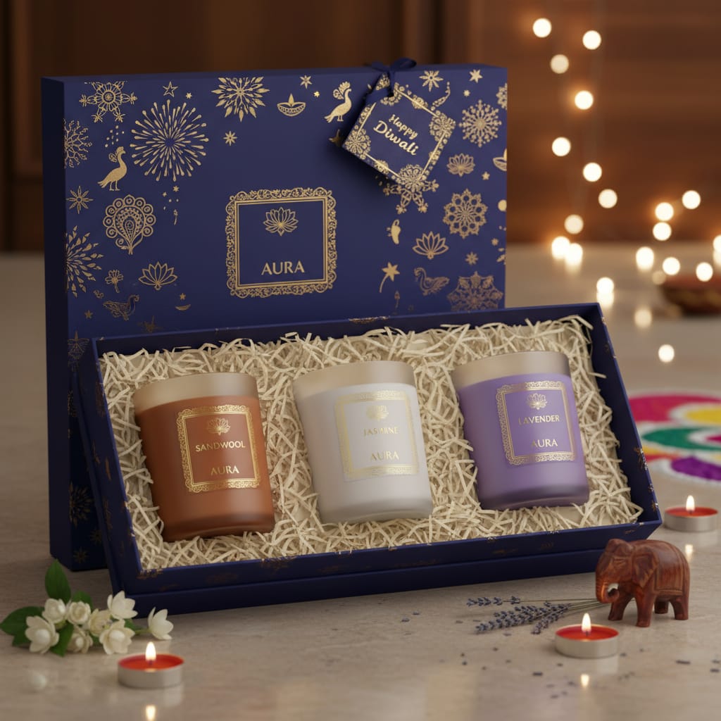 Aura Scented Candle Gift Set