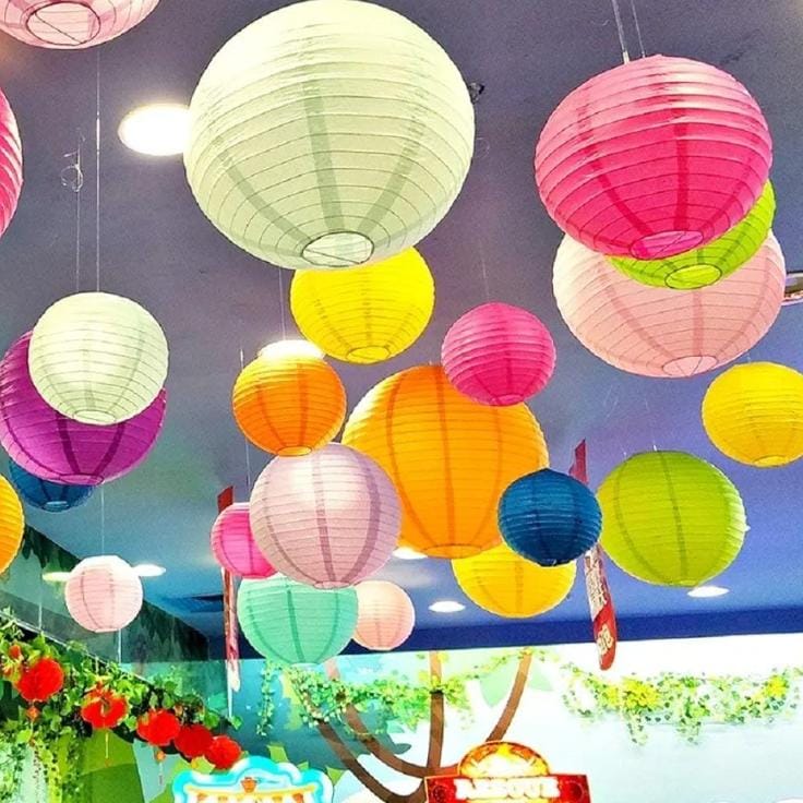 Colorful Paper Lanterns