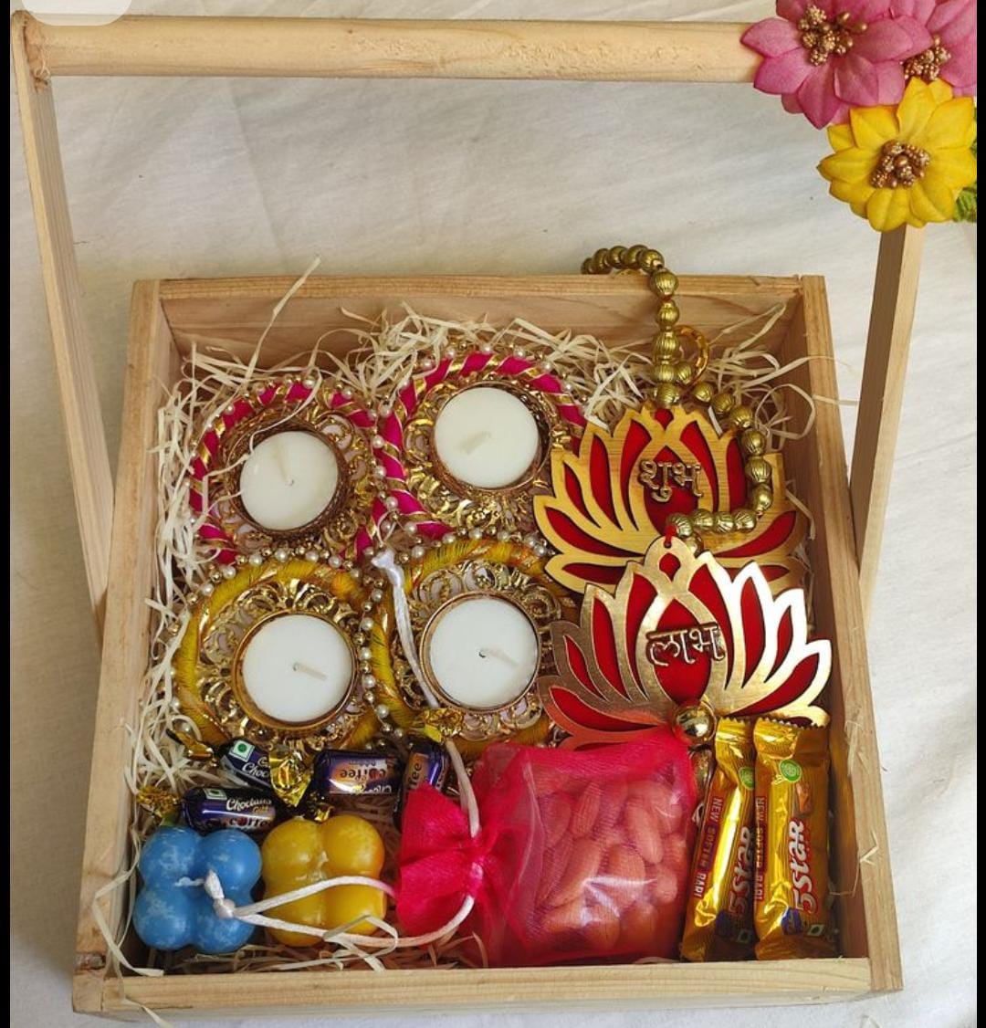 Festive Wooden Gift Hamper