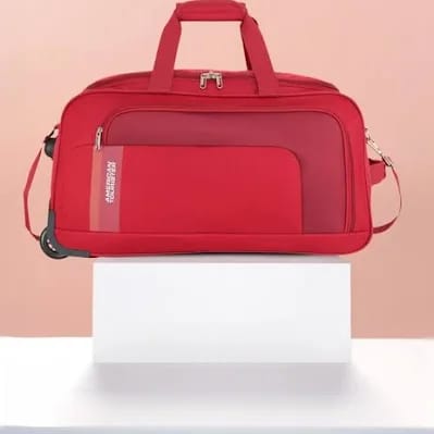 Red Travel Duffel Bag