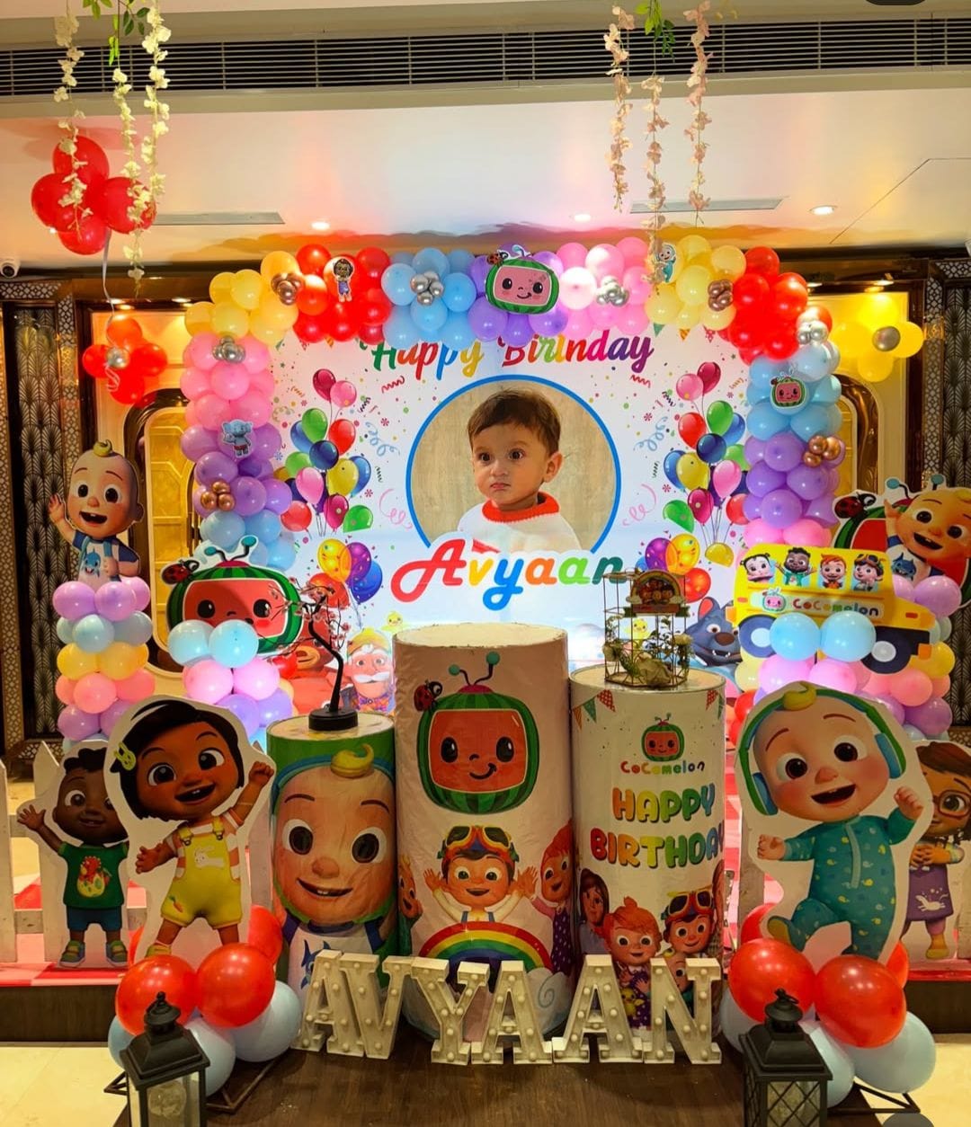 Colorful Balloon Arch Decoration