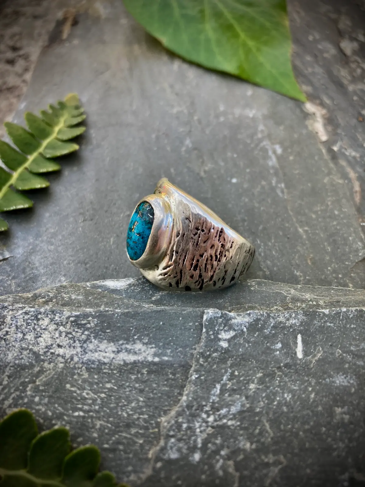 Chevalière Turquoise 