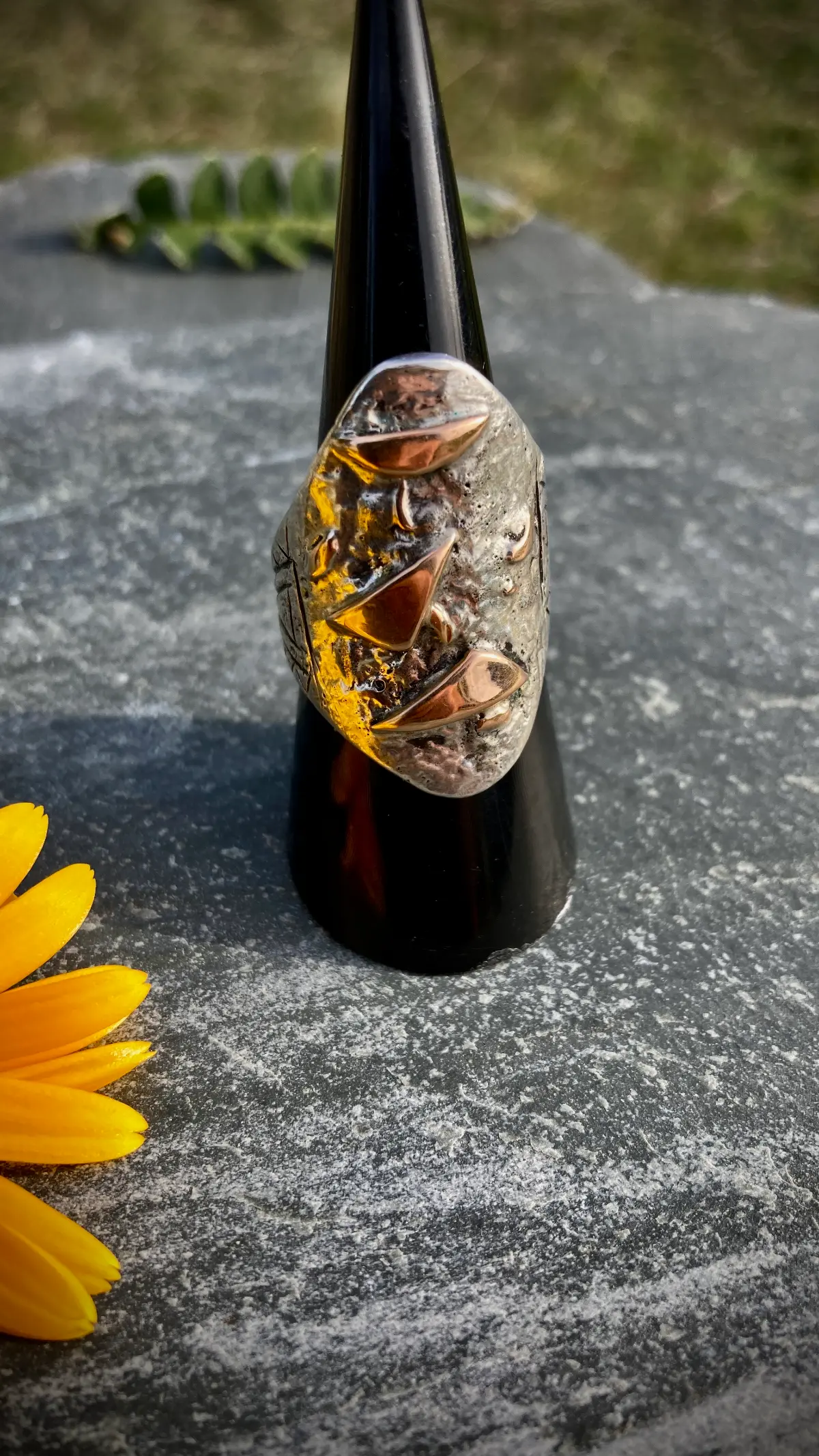 Bague chevalière Fragments' 