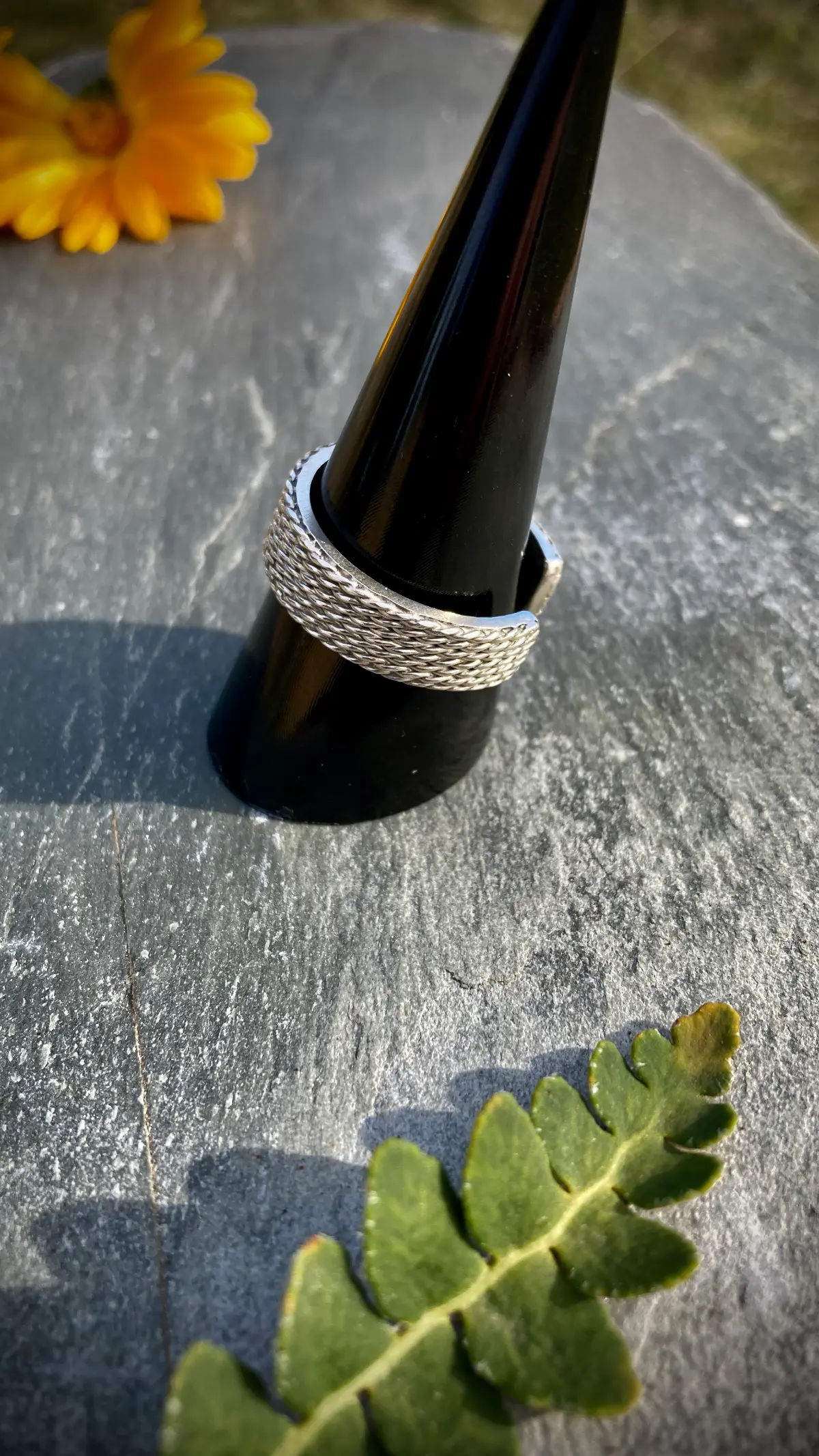 Bague tressée