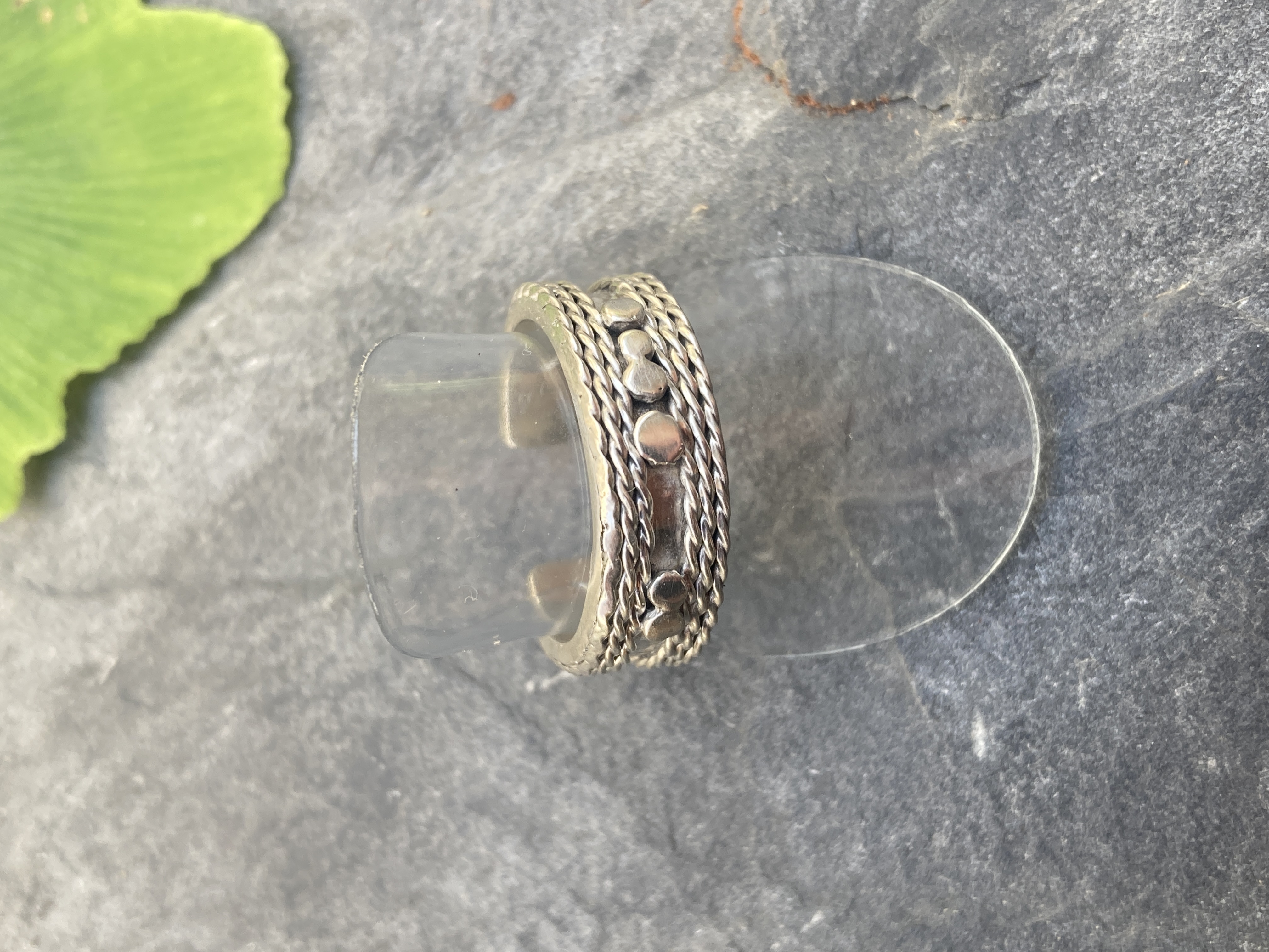 Bague tressée personnalisée 