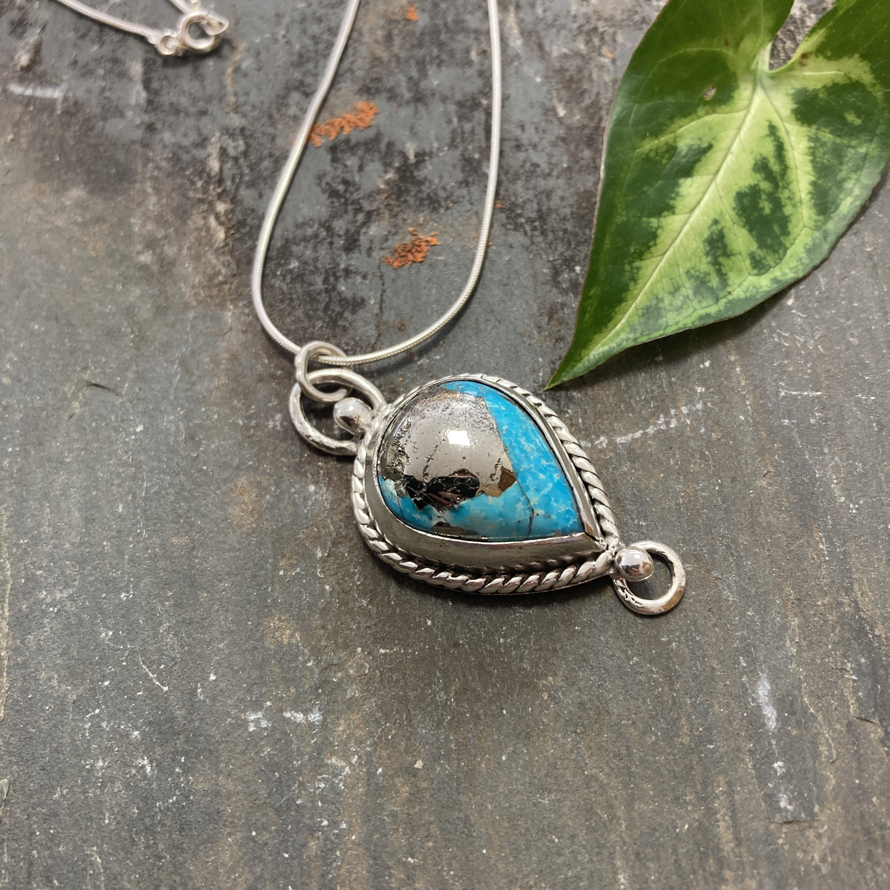 Pendentif turquoise