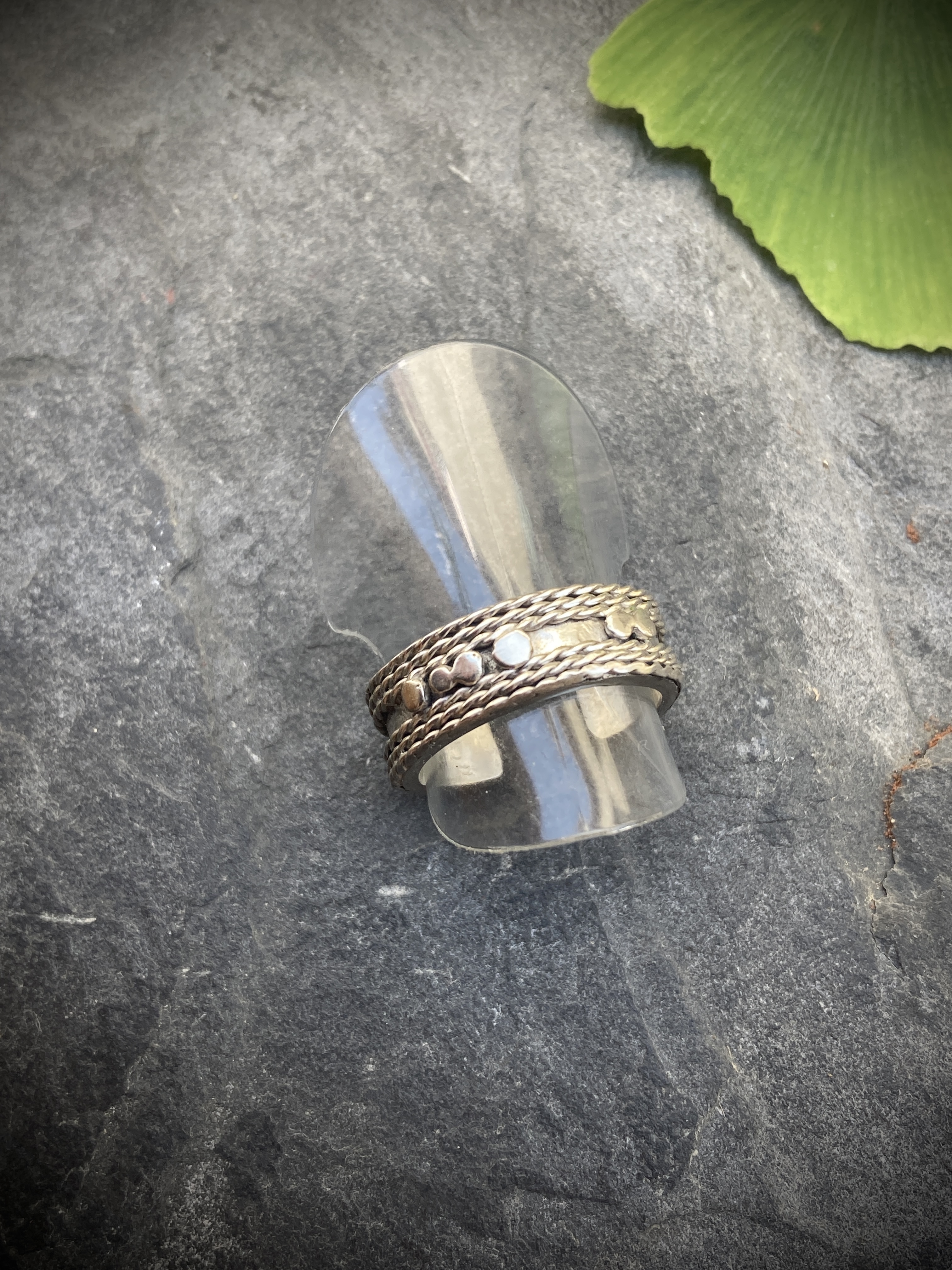 Bague tressée personnalisée