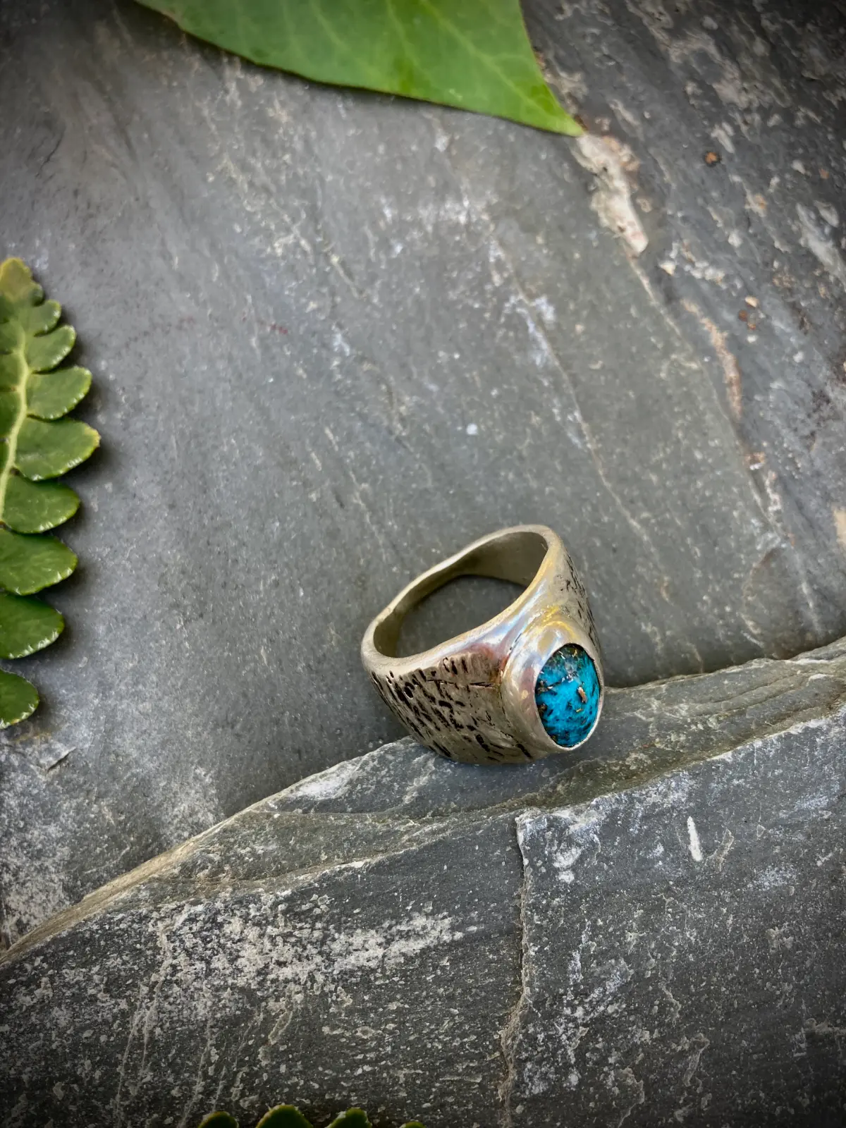 Chevalière Turquoise 