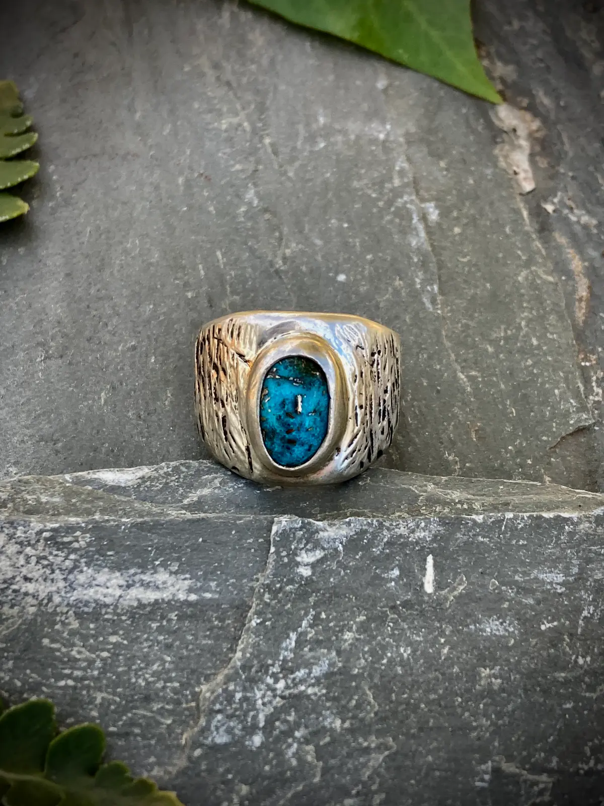 Chevalière Turquoise 