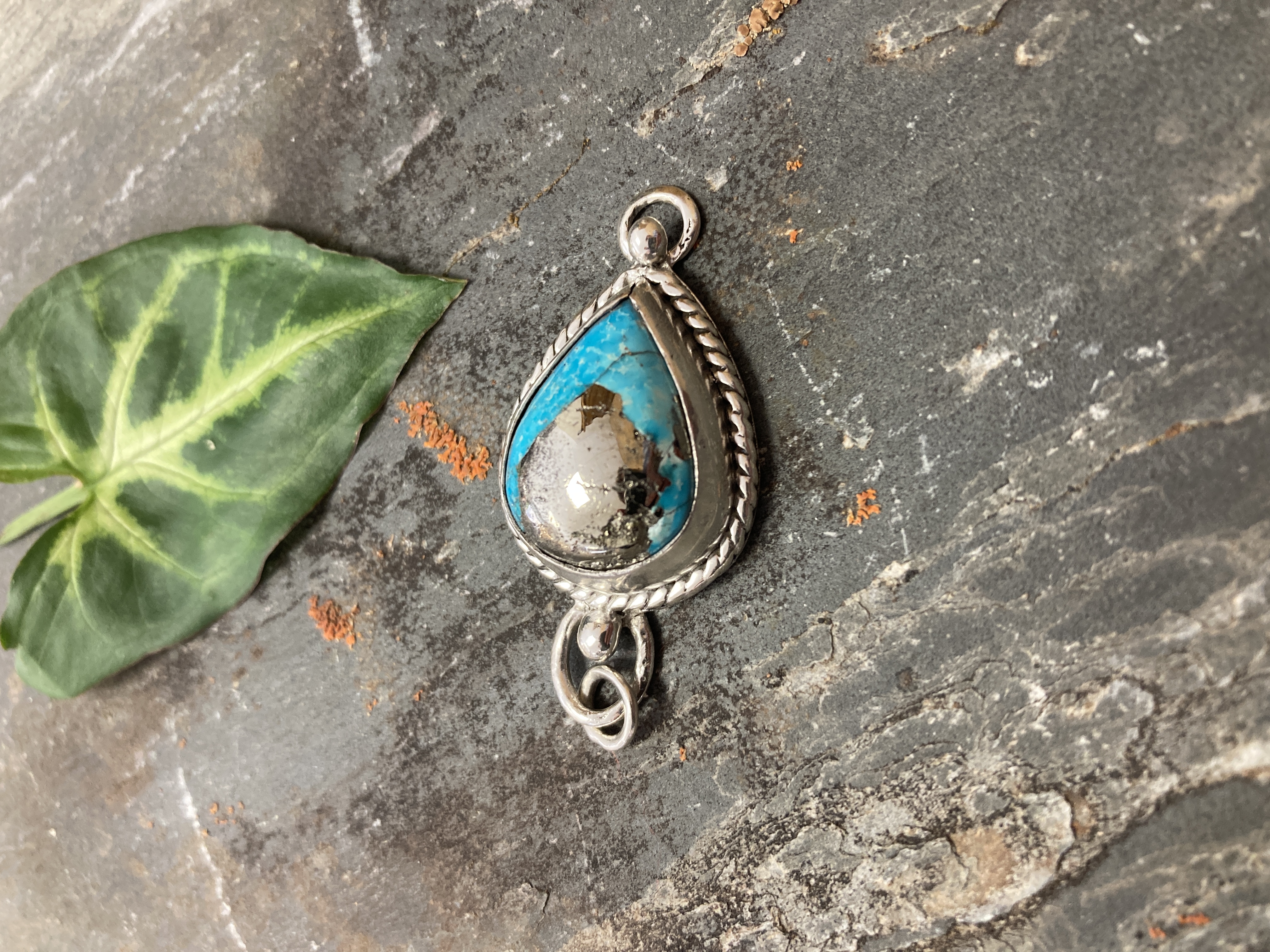 Pendentif turquoise