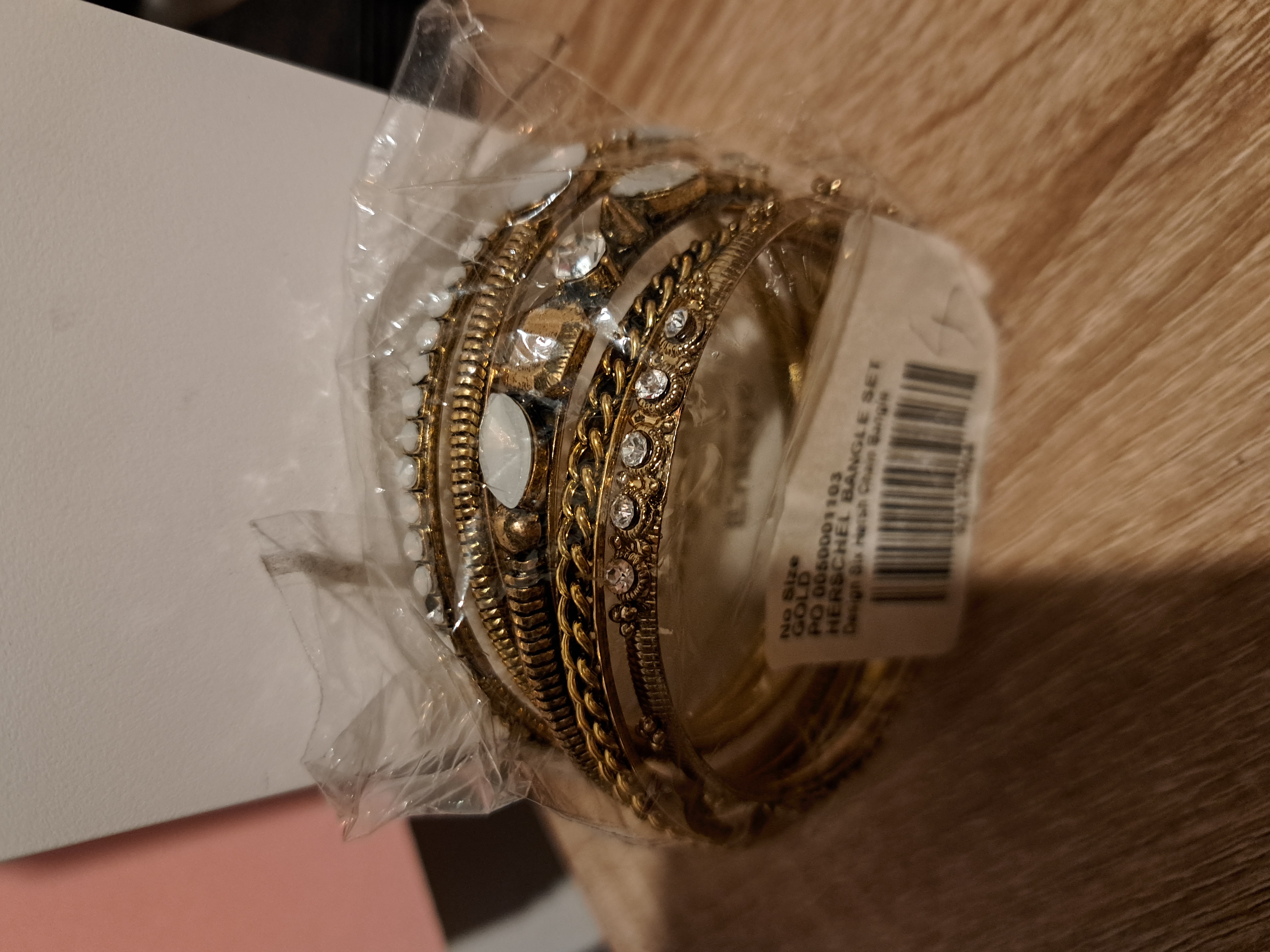 Set of Gold-Tone Bangles