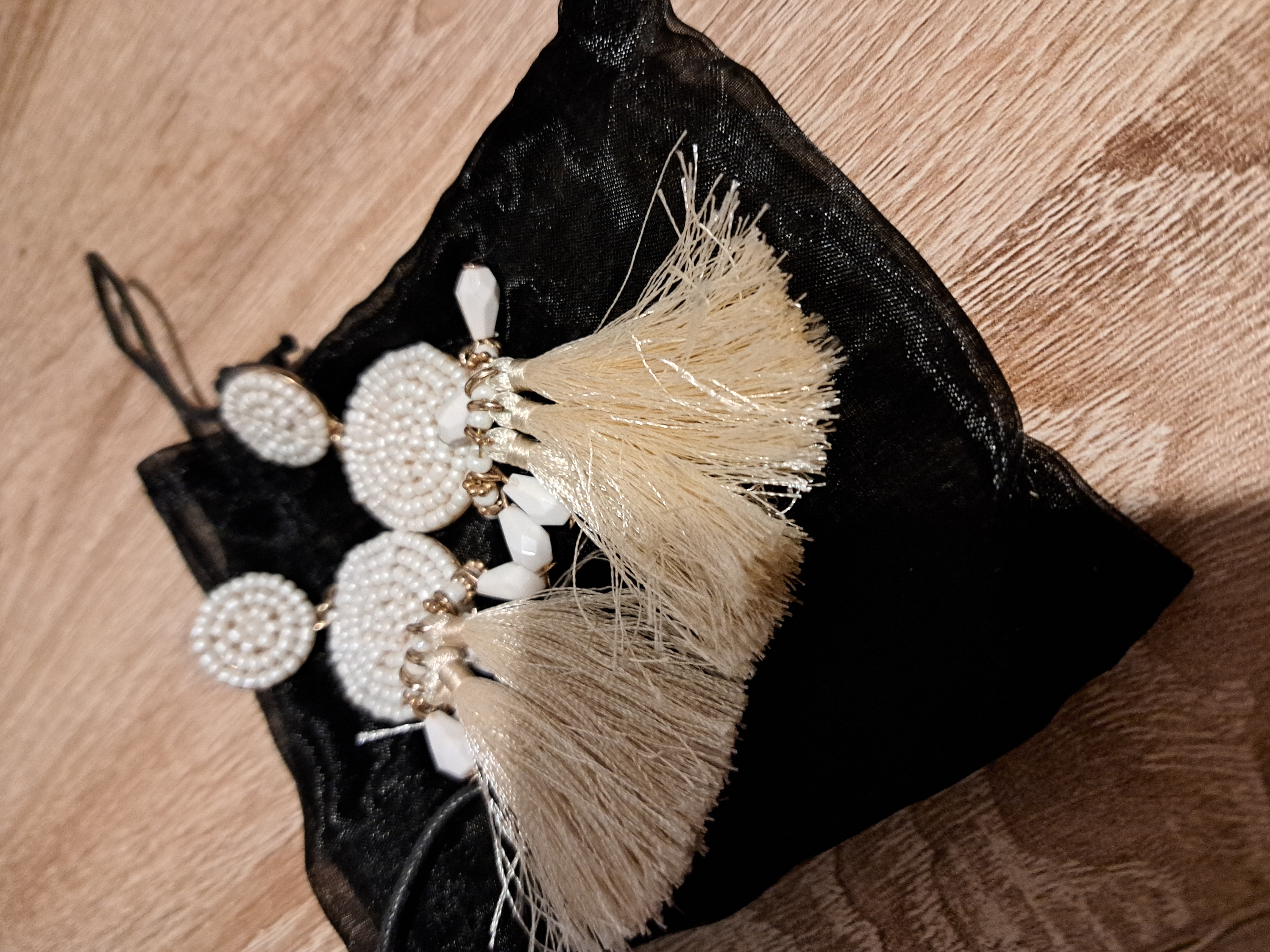 Pearl Tassel Earrings