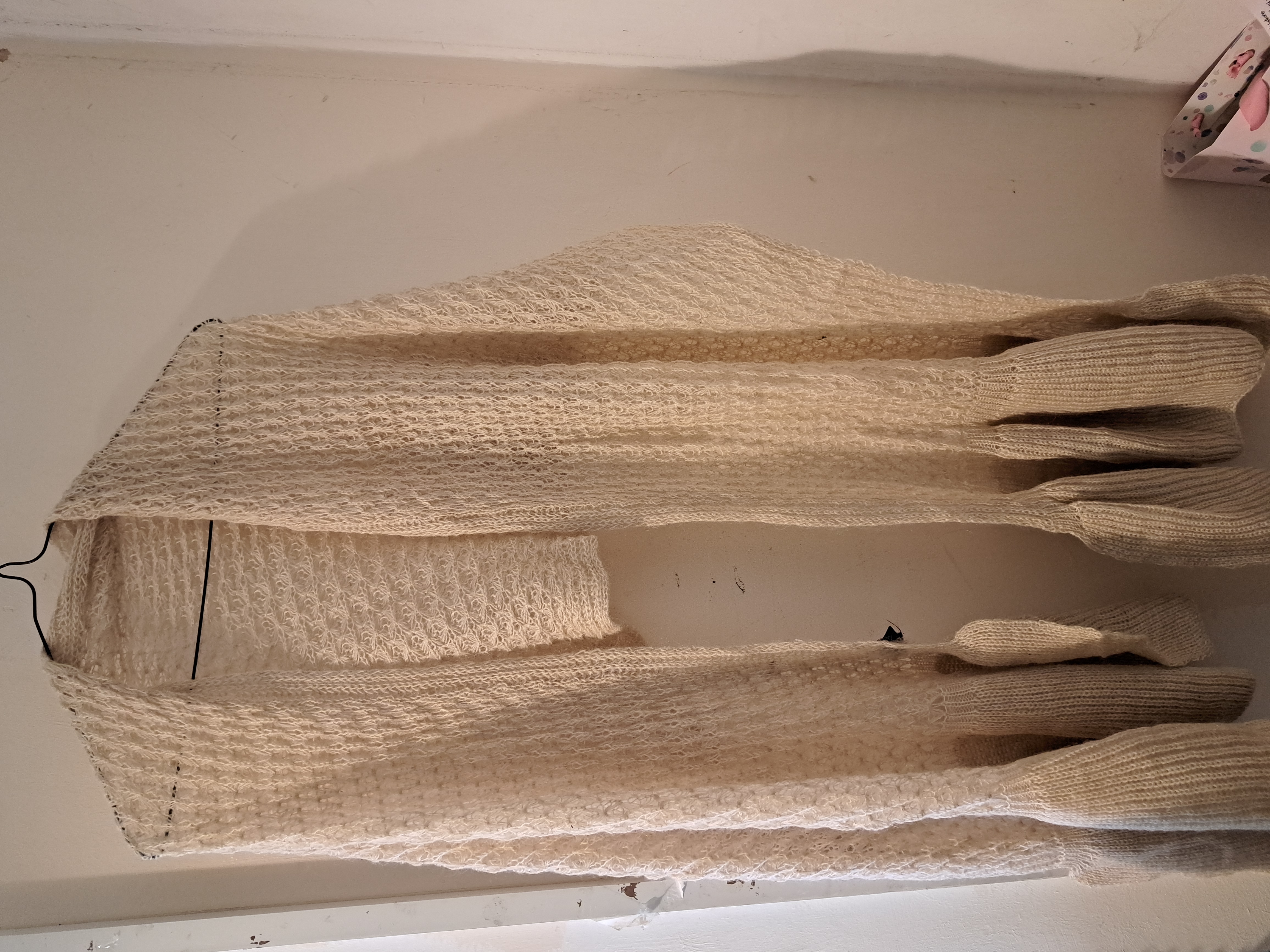 Textured Beige Long WRAP/SHAWL