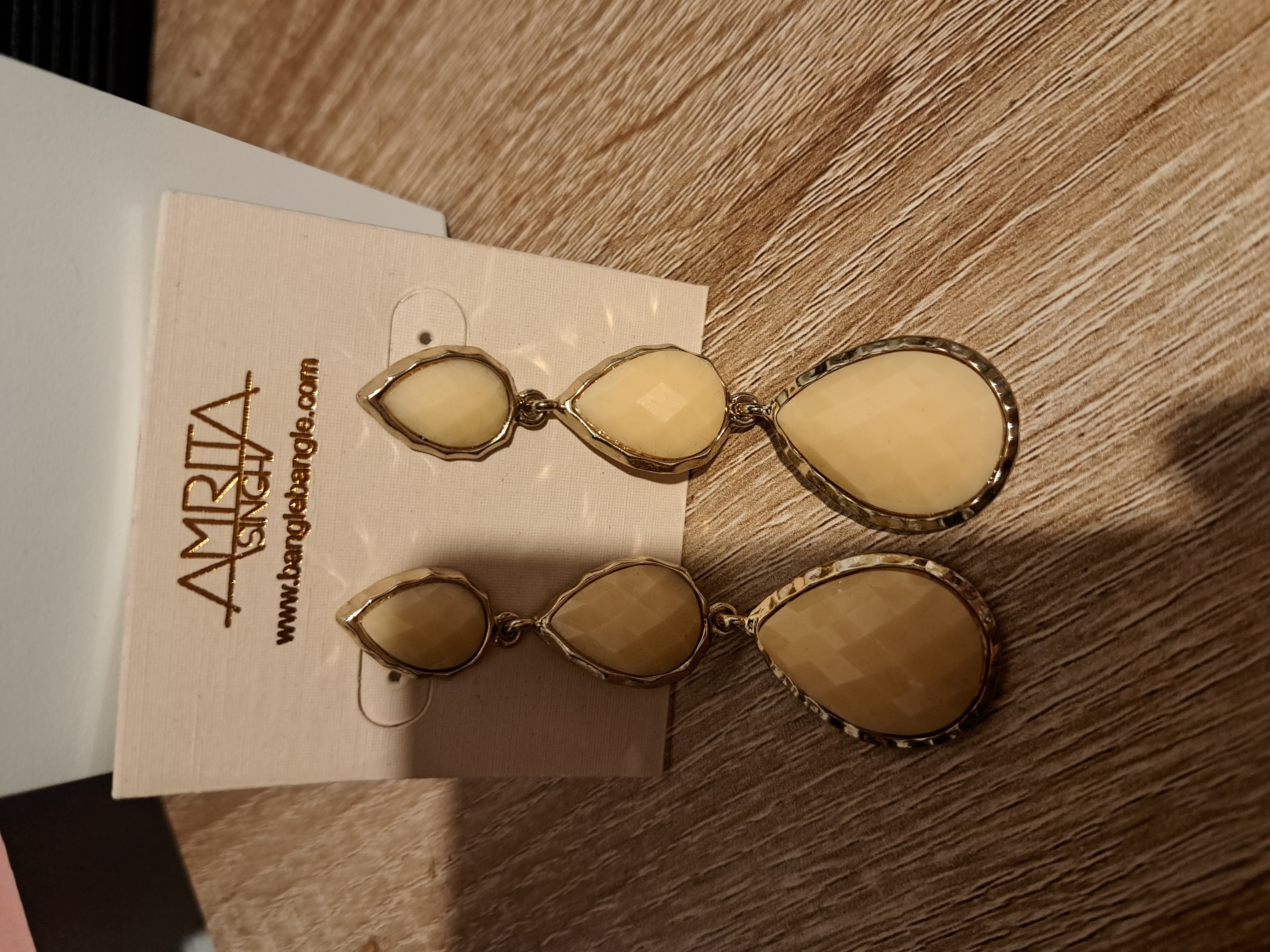 Amrita Singh Gold-Tone Drop Earrings