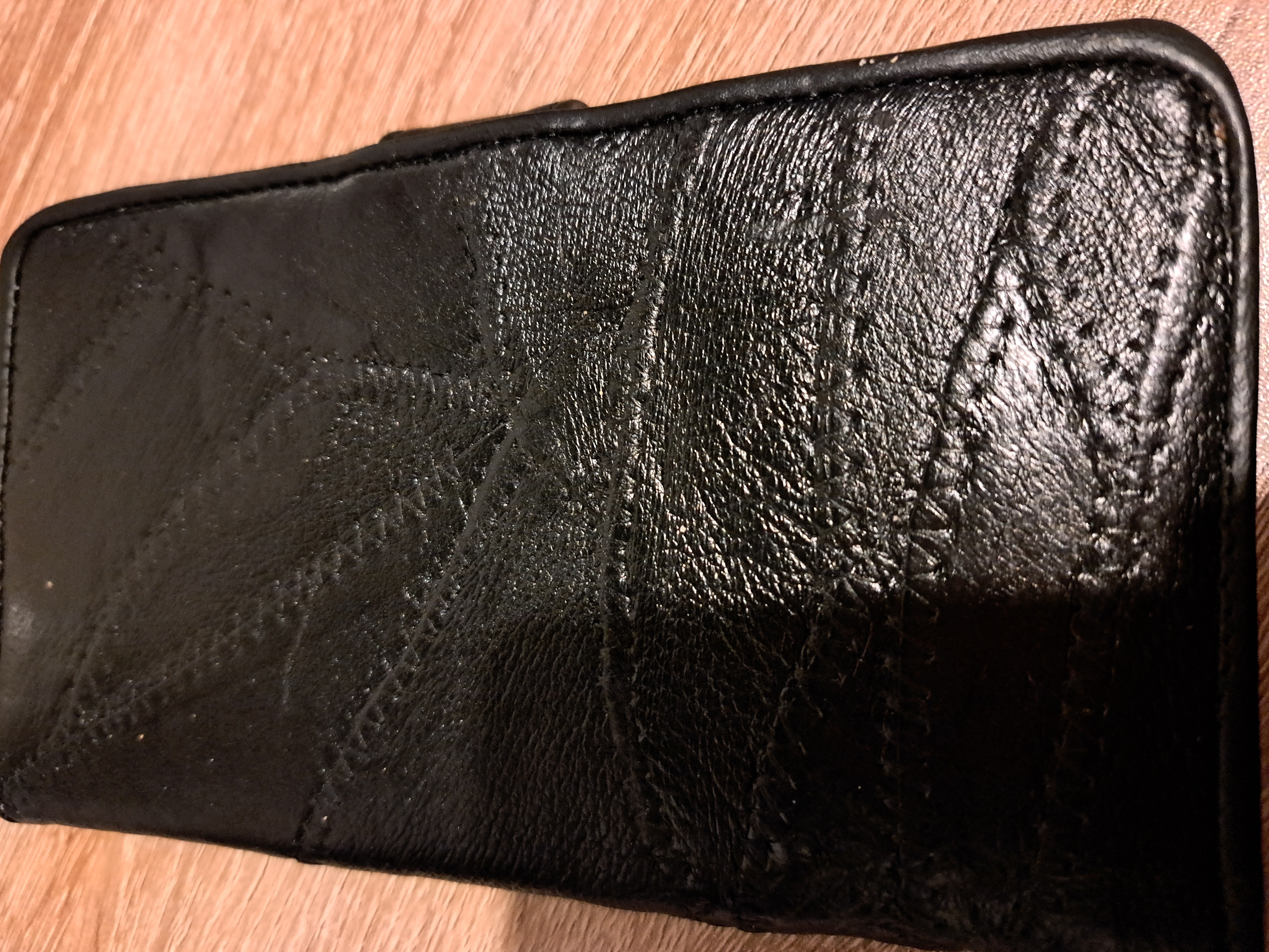 Black Leather Wallet Case