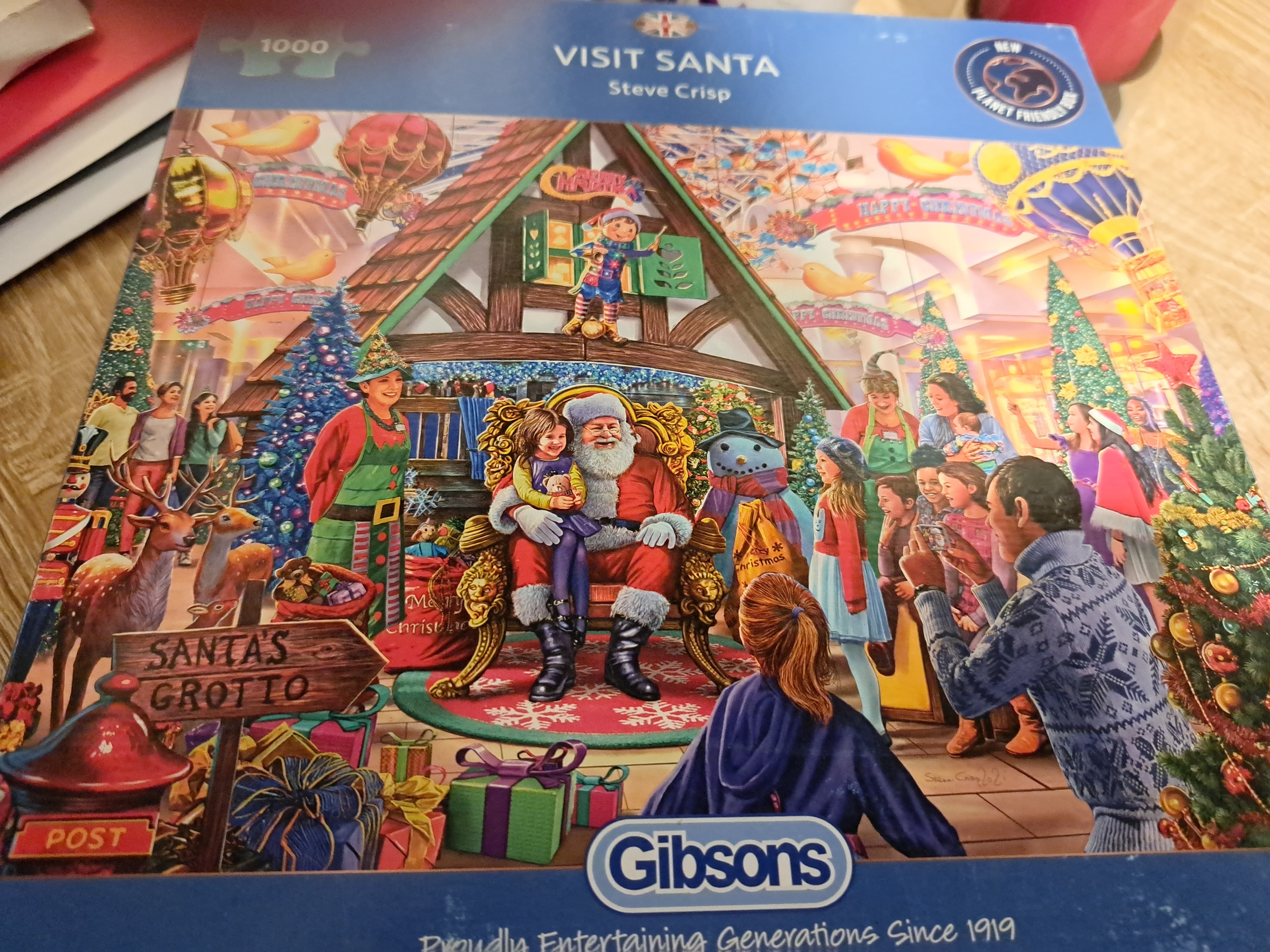 Visit Santa Jigsaw Puzzle
