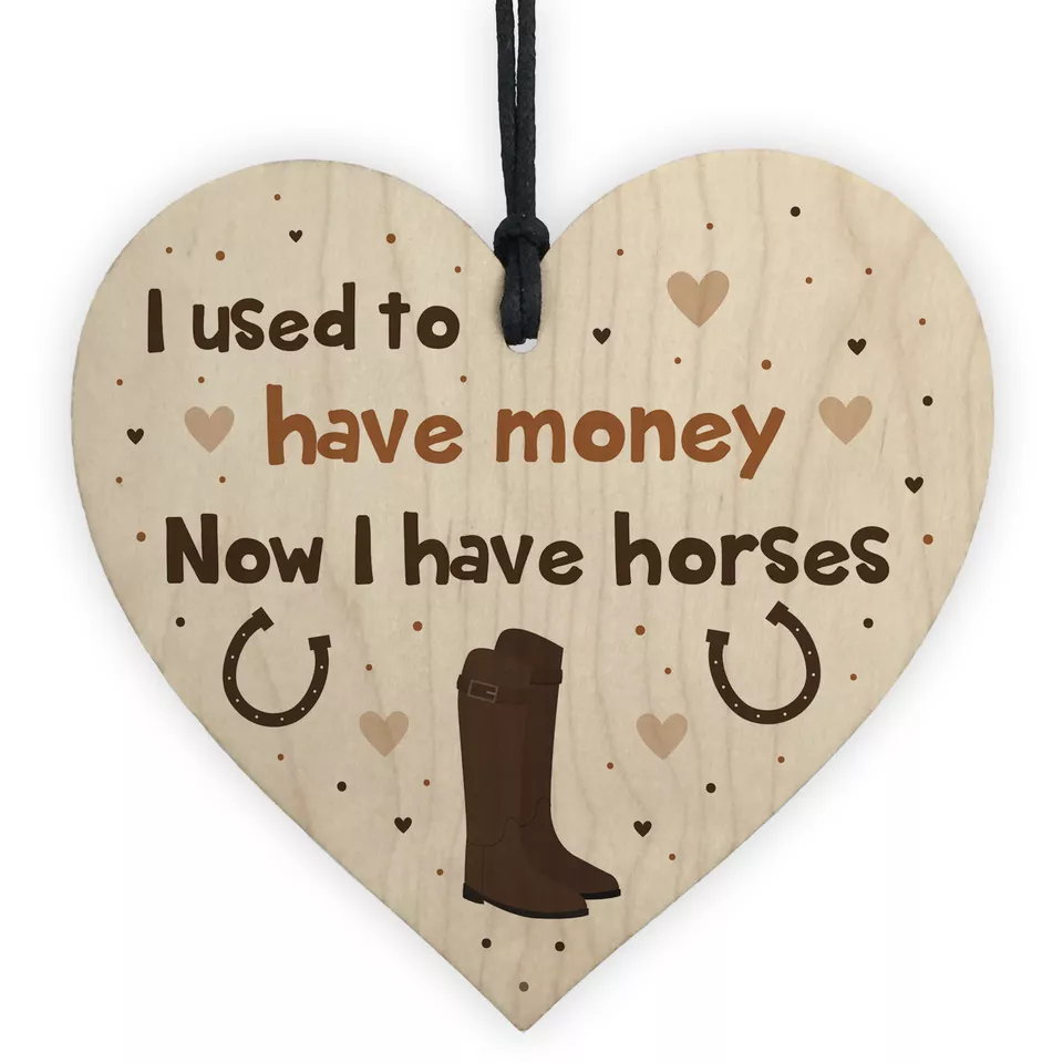 Heart-shaped Horse Lover Ornament