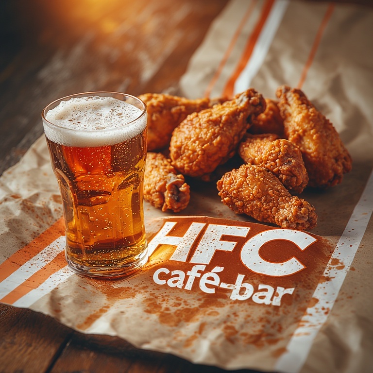 Beer and Fried Chicken Wings Combo